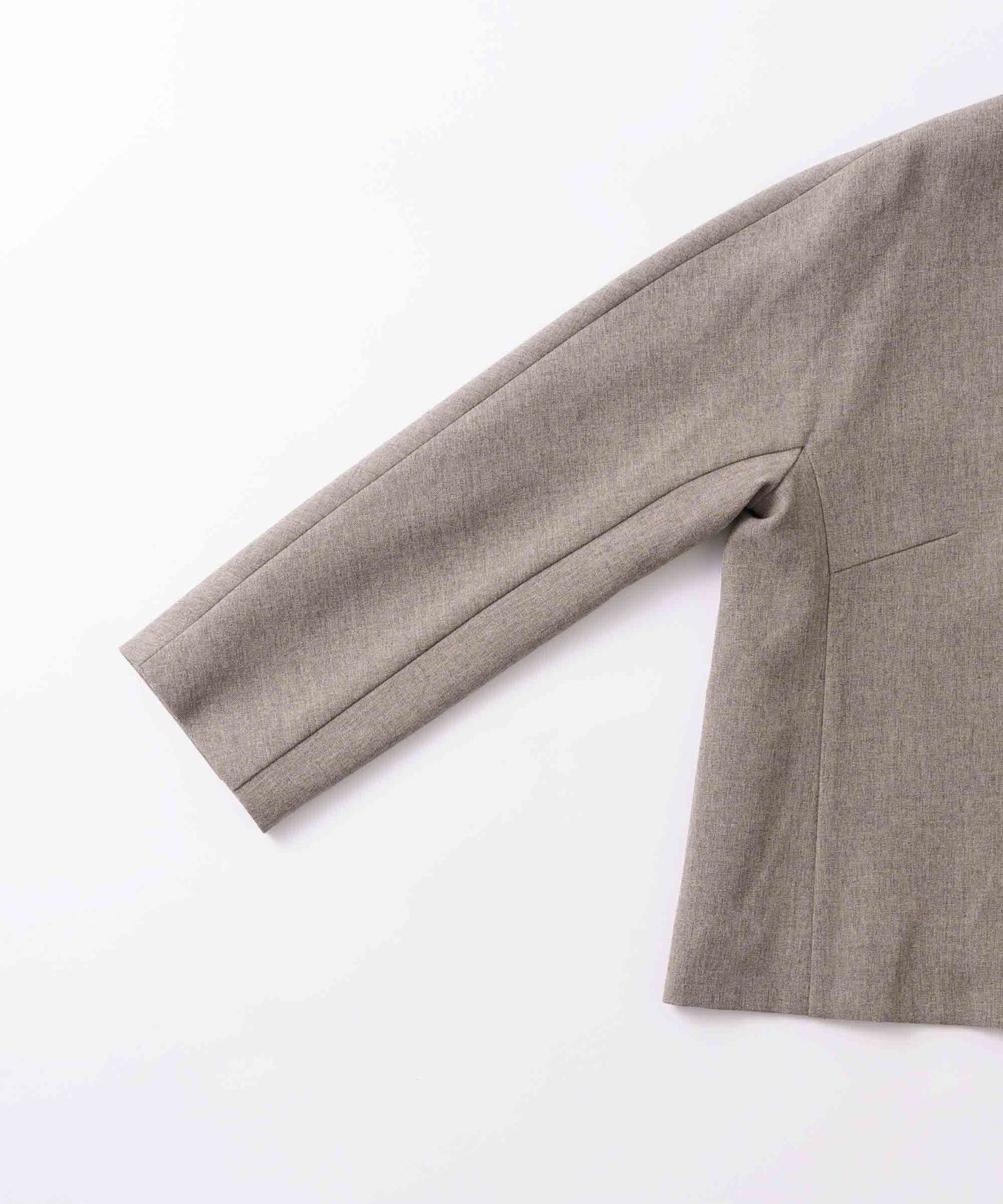no collar jacket / WHT23HJK4021