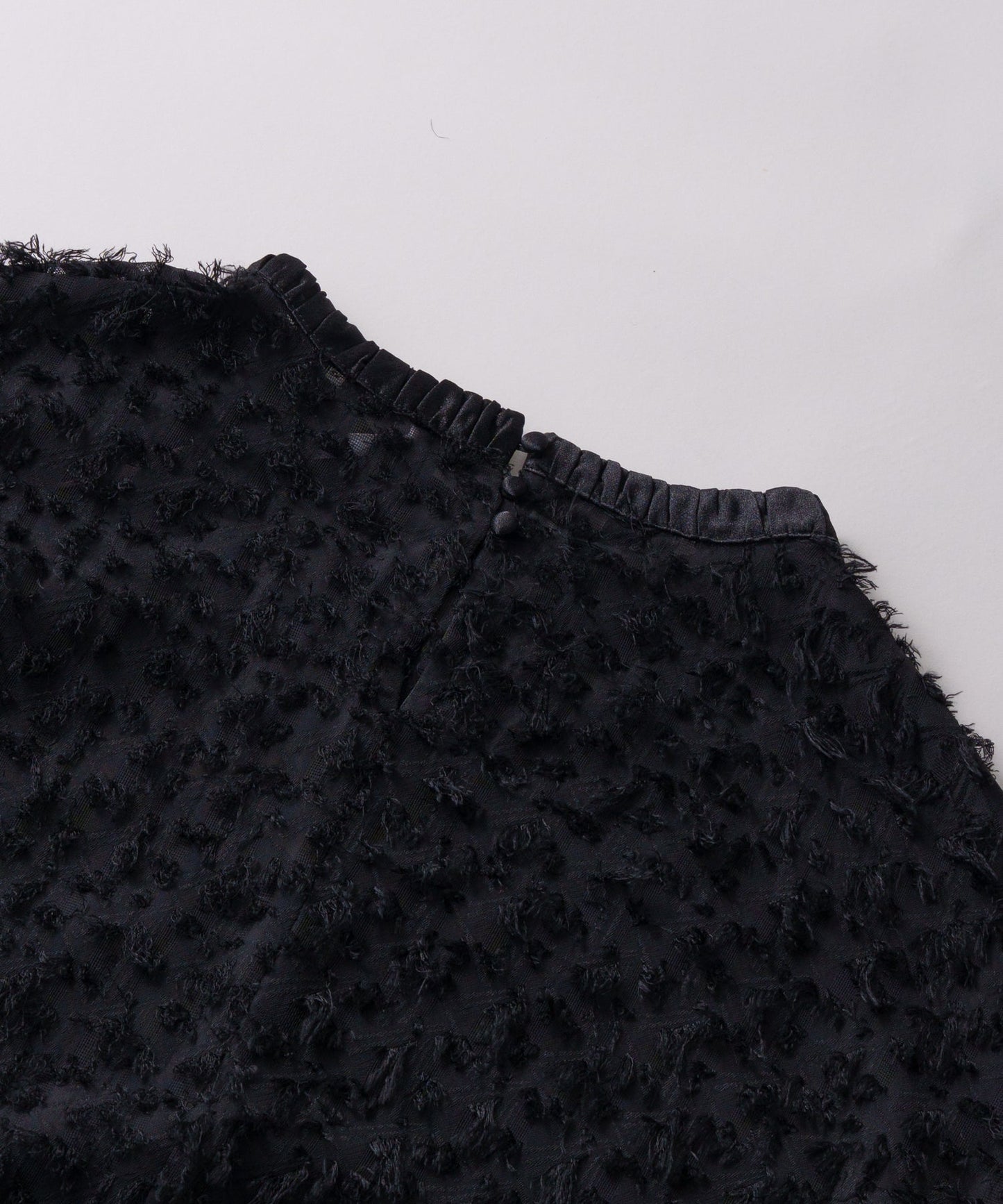 jacquard volume blouse / WHT24FBL4053