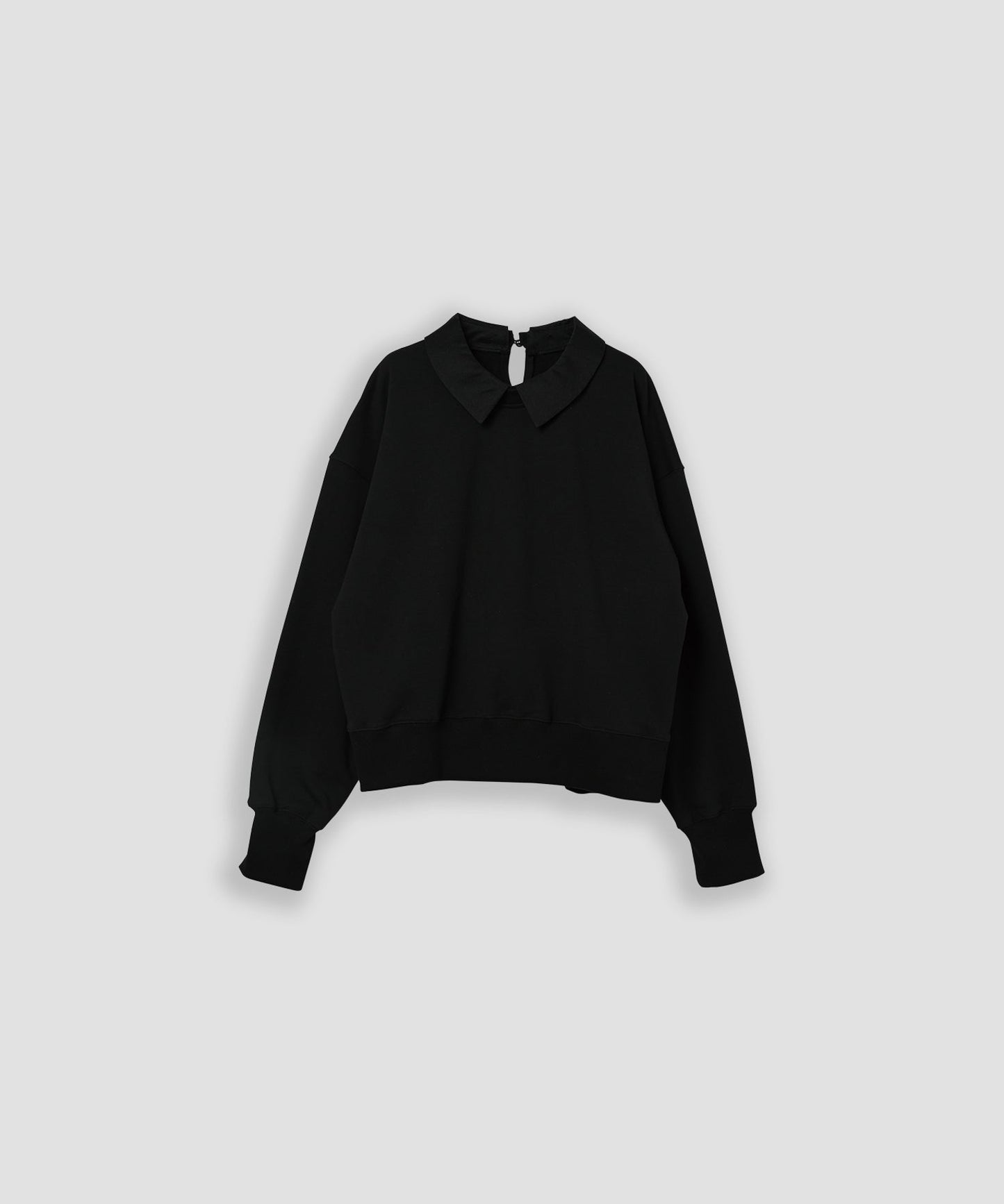 shirt collar sweat