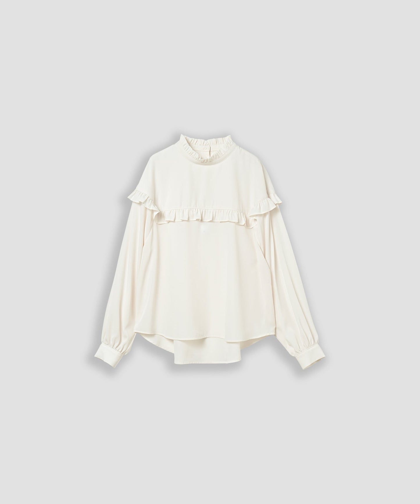 frill collar blouse