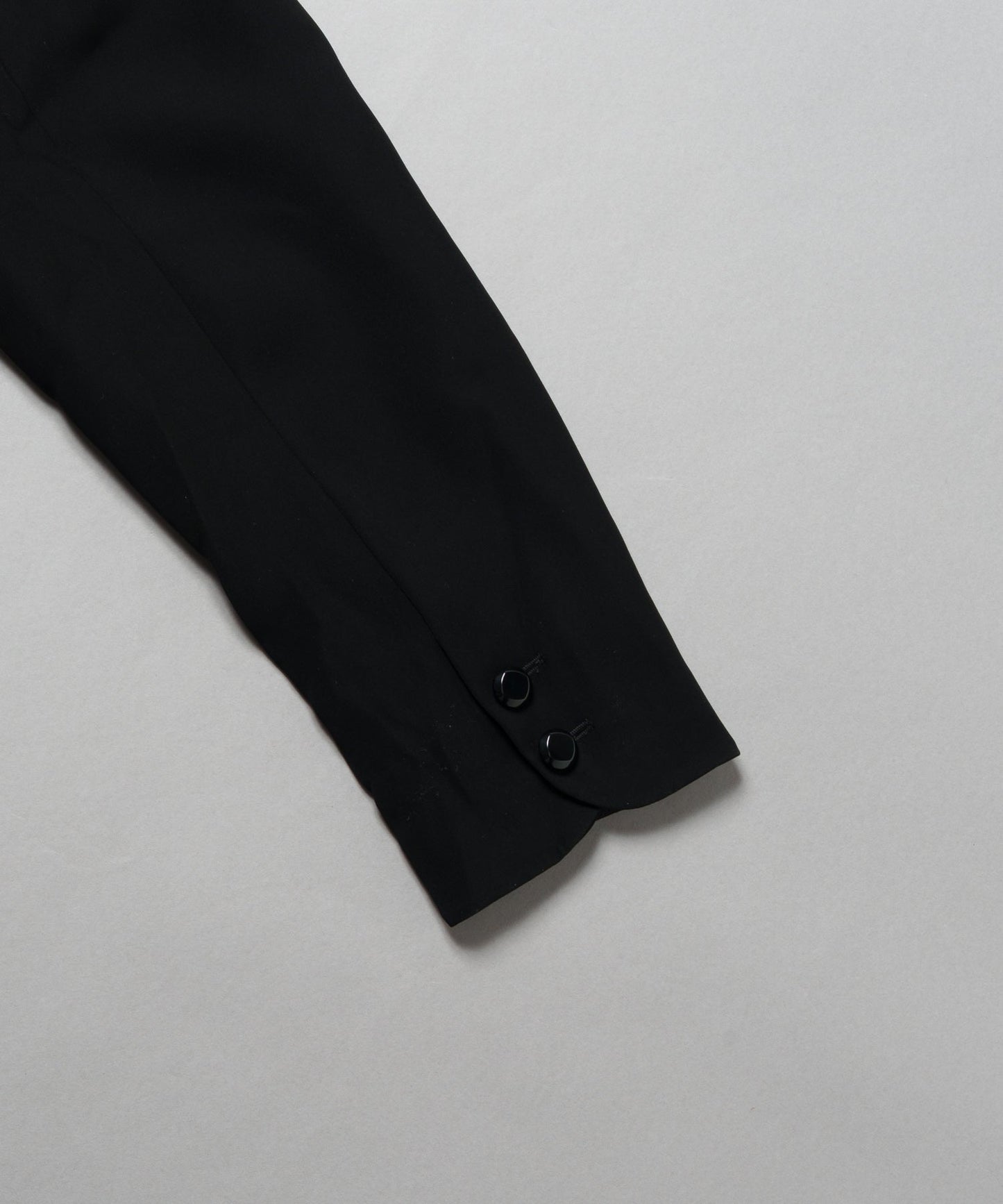 no collar button jacket / WHT24FJK4035