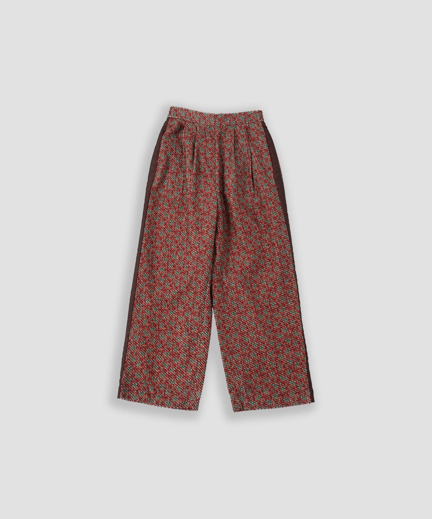 jacquard side line pants