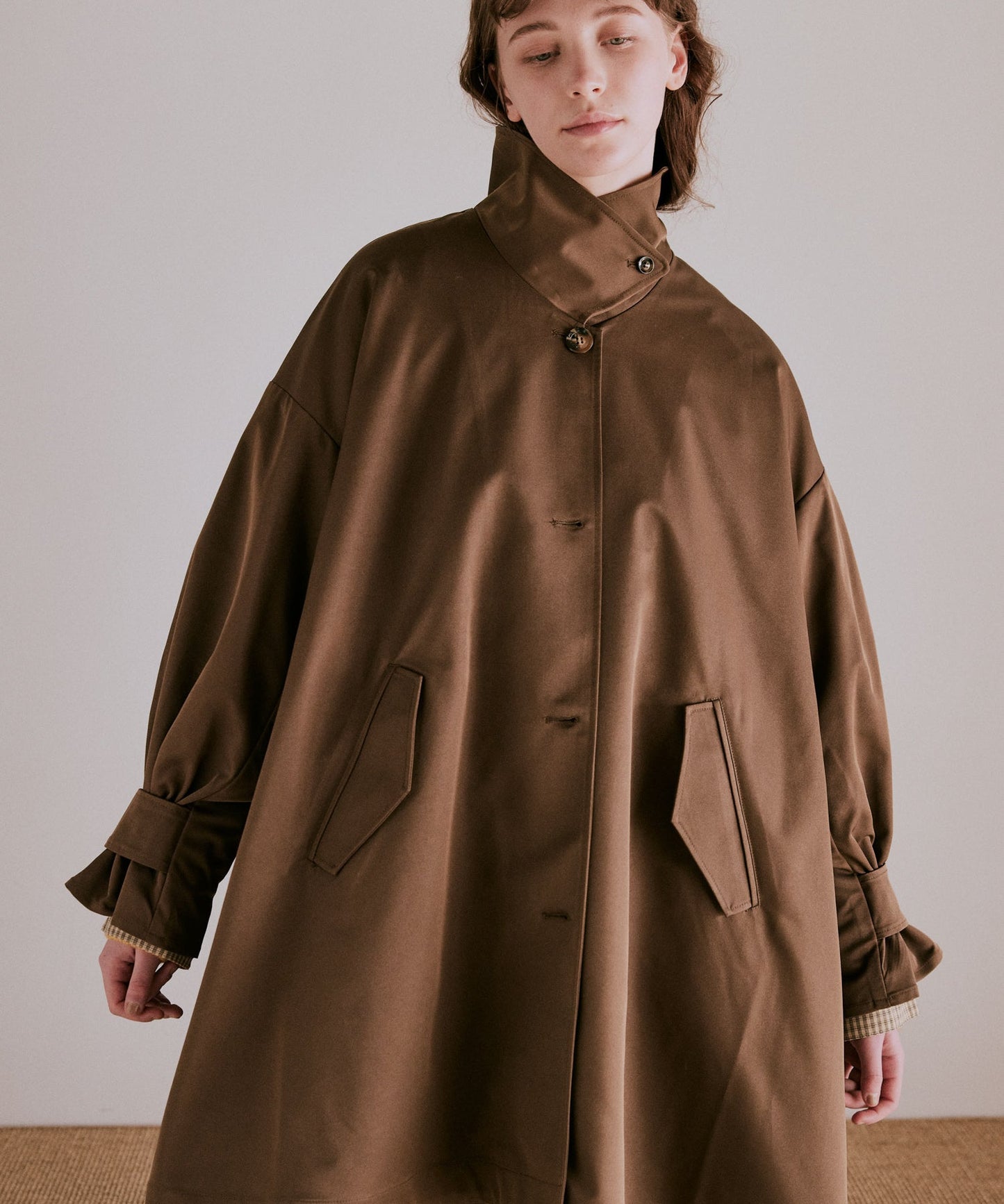 tent layered coat / WHT25FJK4050
