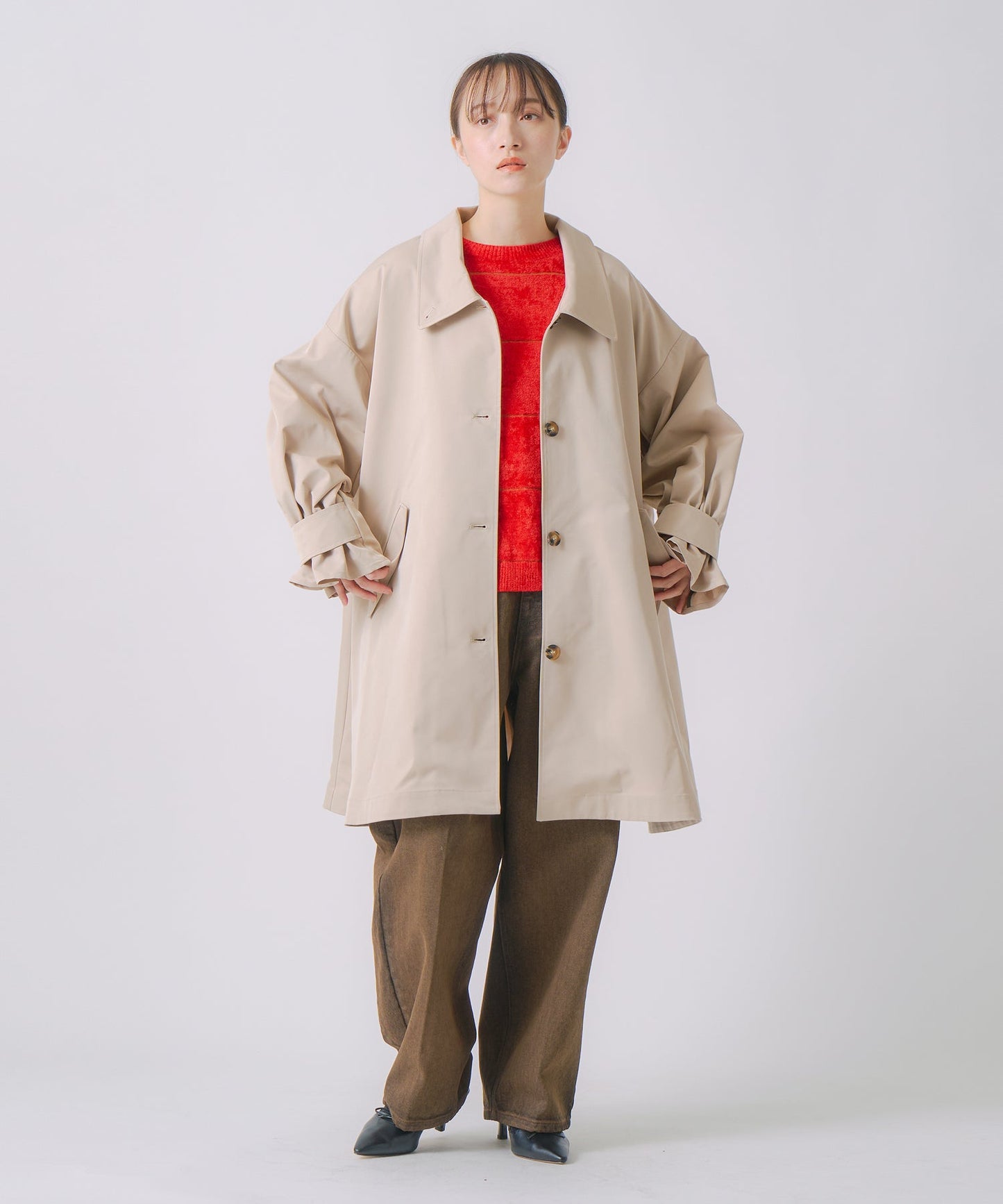 tent layered coat / WHT25FJK4050