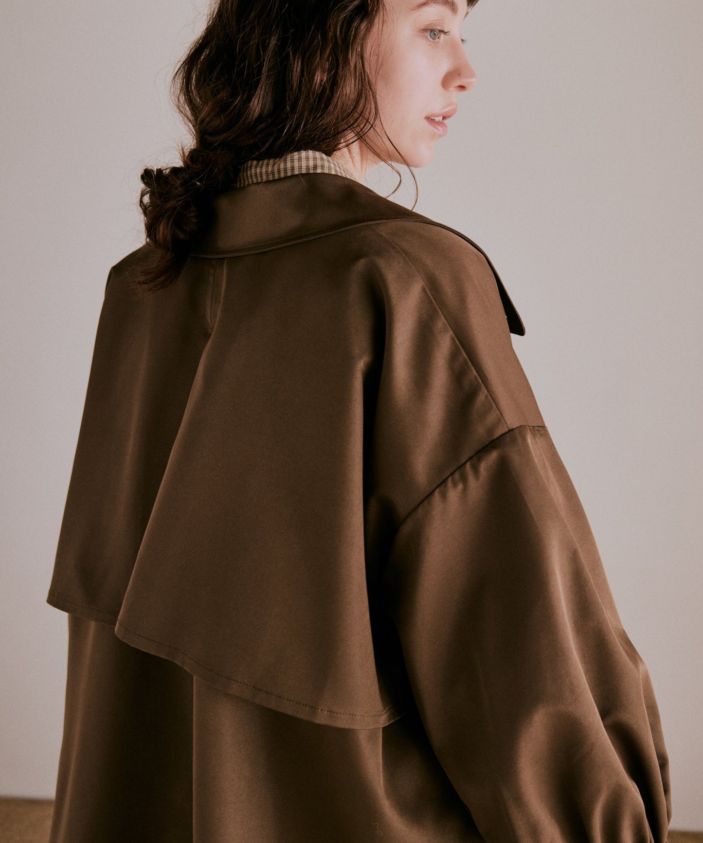 tent layered coat / WHT25FJK4050