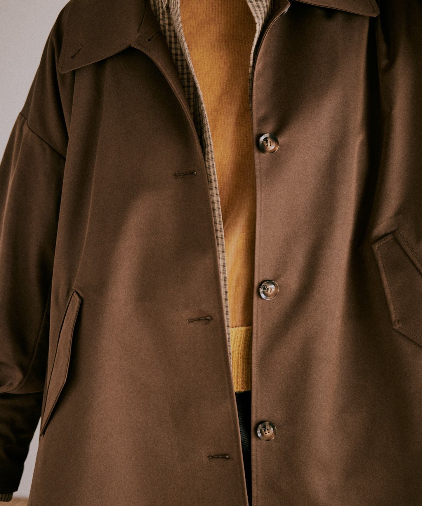 tent layered coat / WHT25FJK4050
