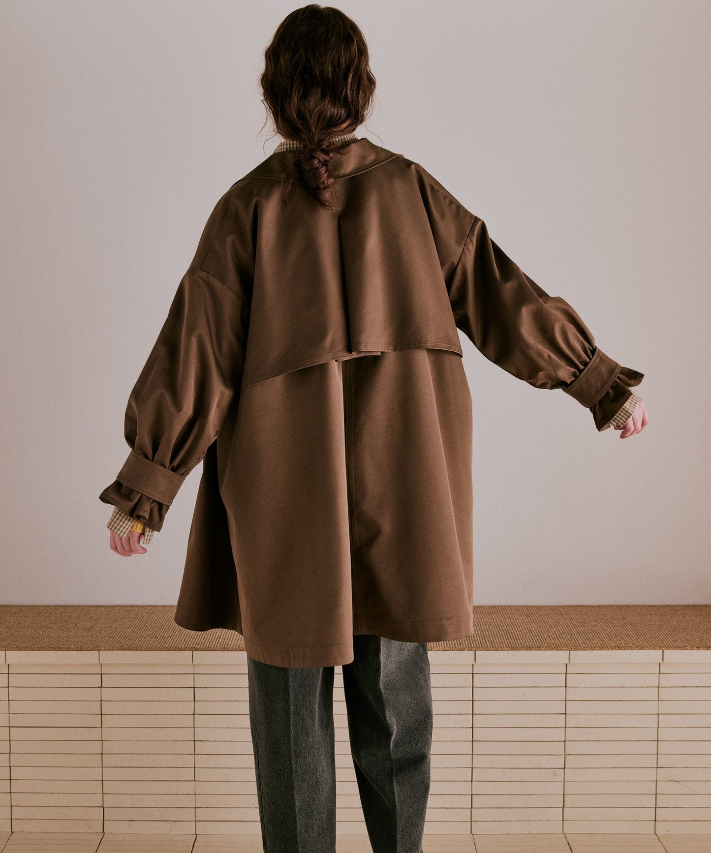 tent layered coat / WHT25FJK4050