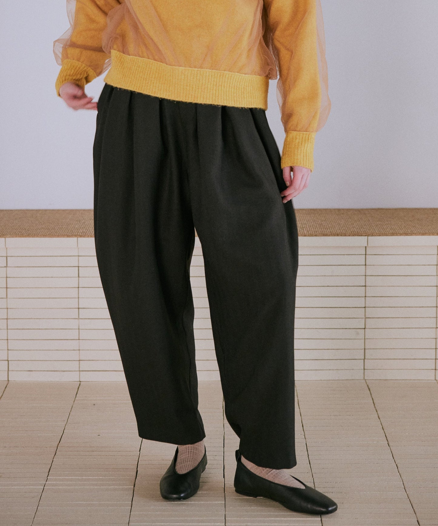 tack design trouser / WHT25FPT4059