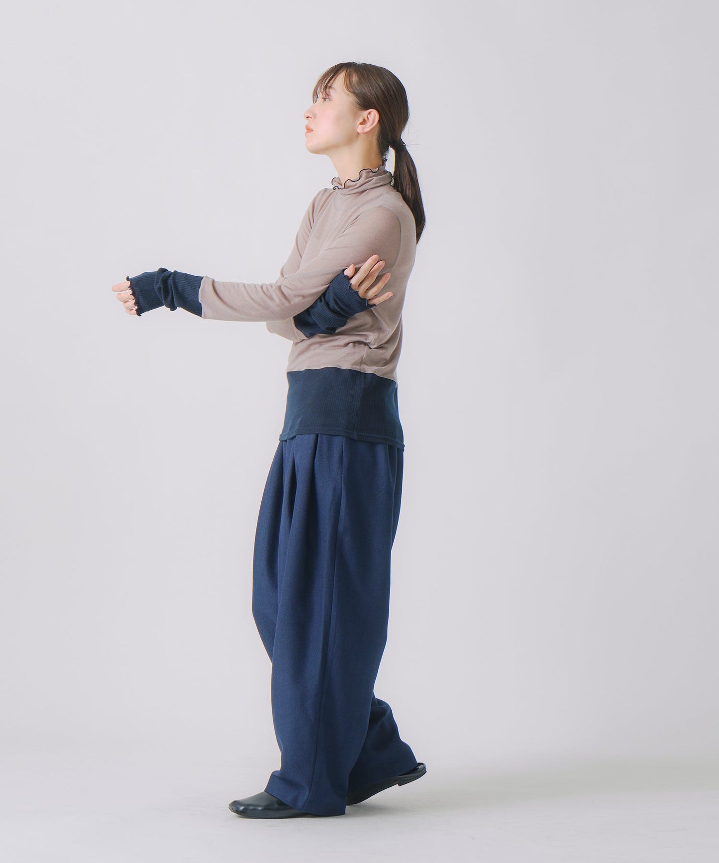 tack design trouser / WHT25FPT4059