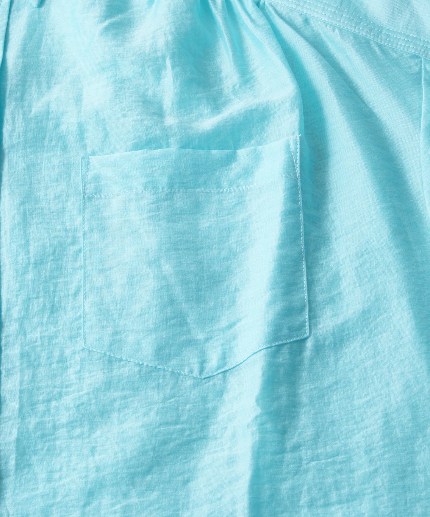 sheer volume blouse / WHT25HBL4065