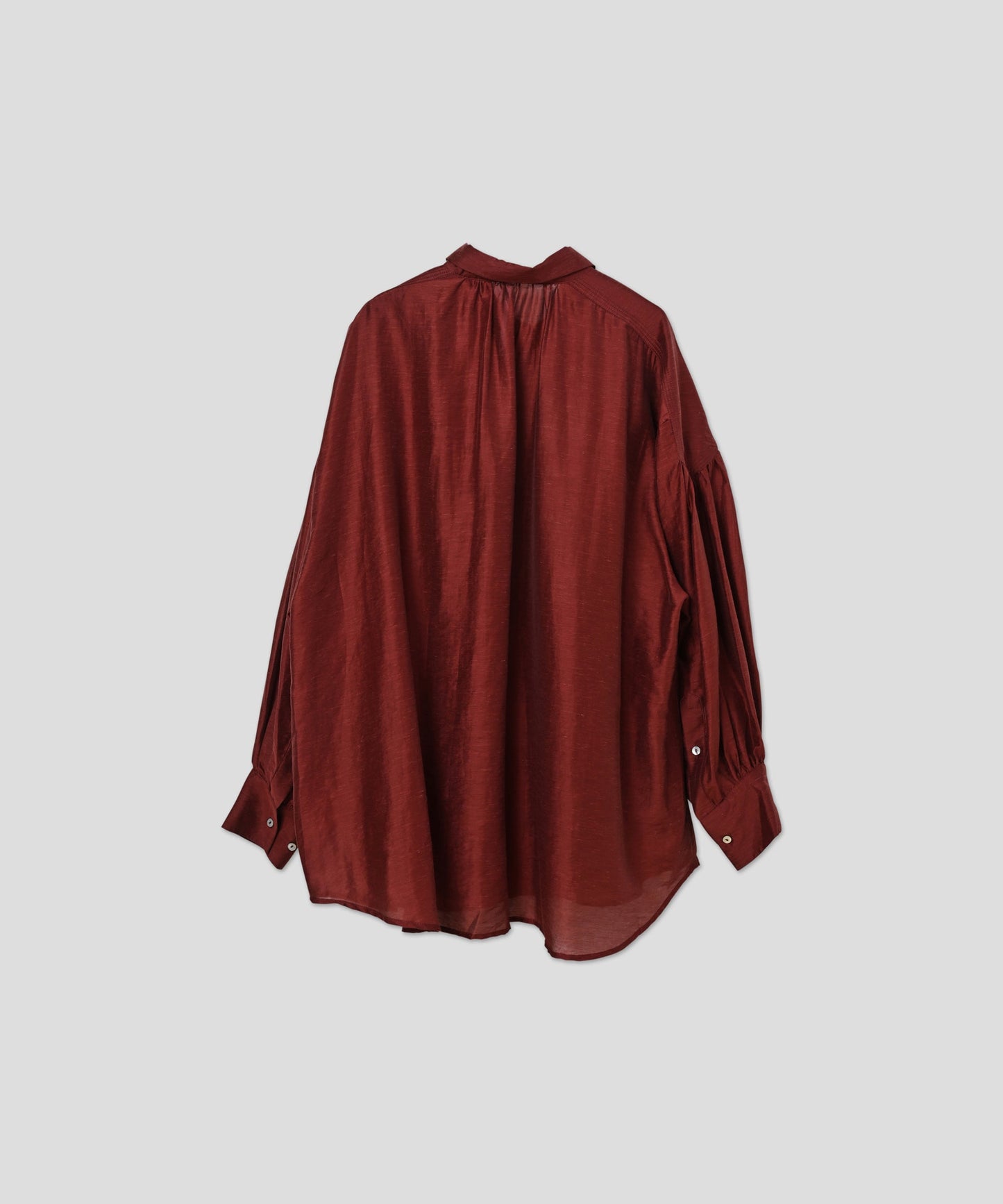 sheer volume blouse / WHT25HBL4065