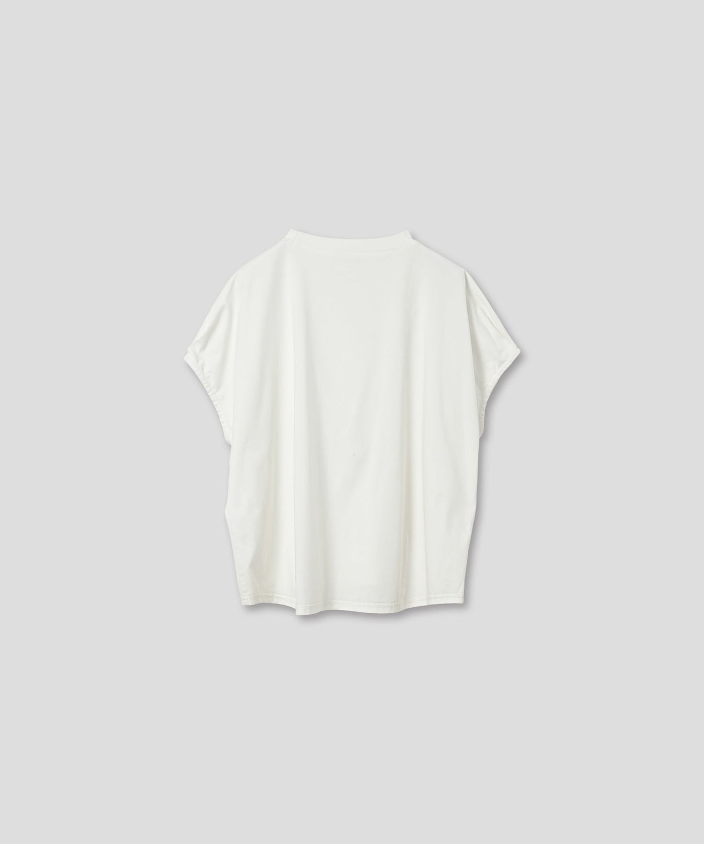 drop french sleeve tee / WHT25HBL4071