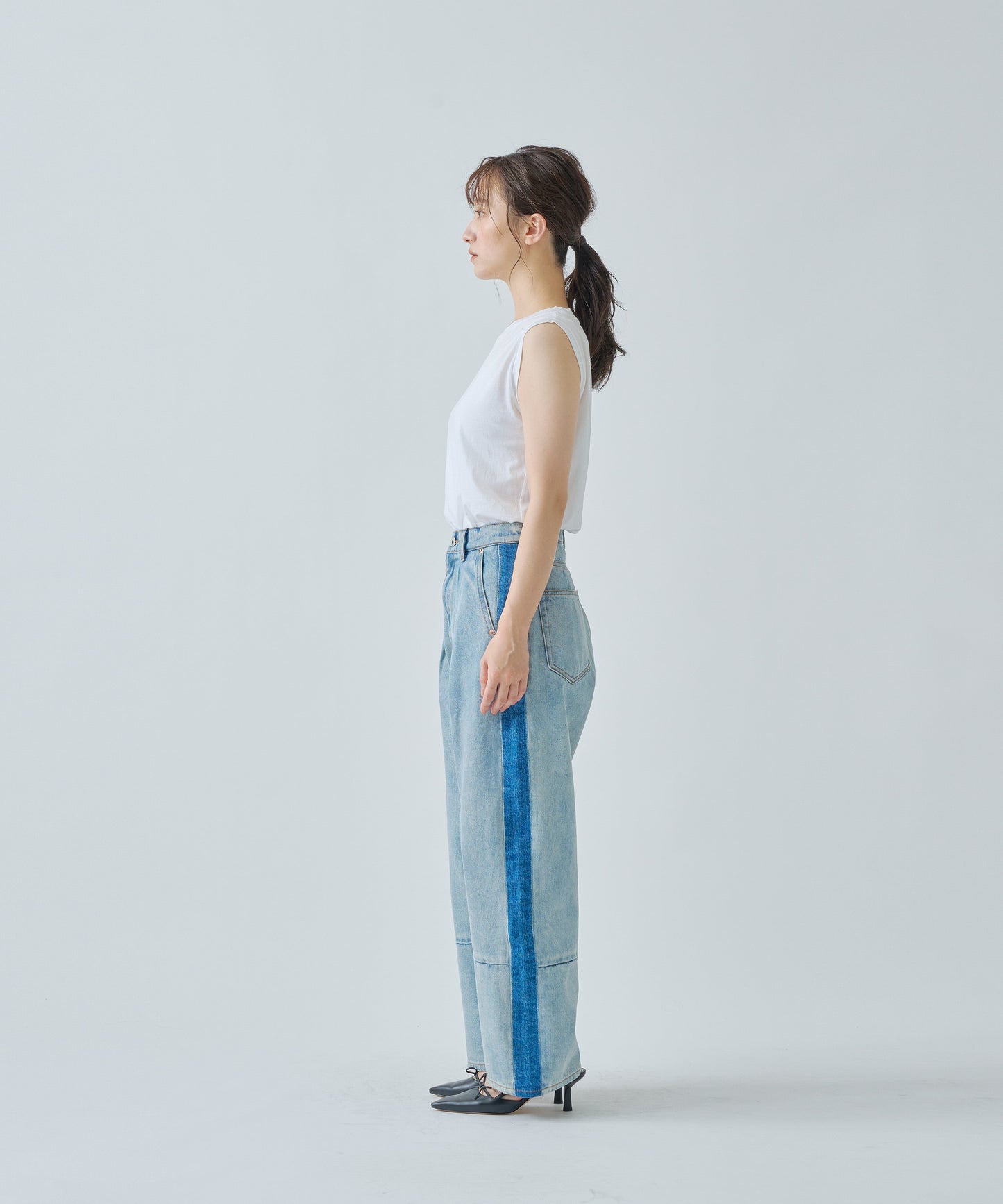 side line denim / WHT25HPT4053