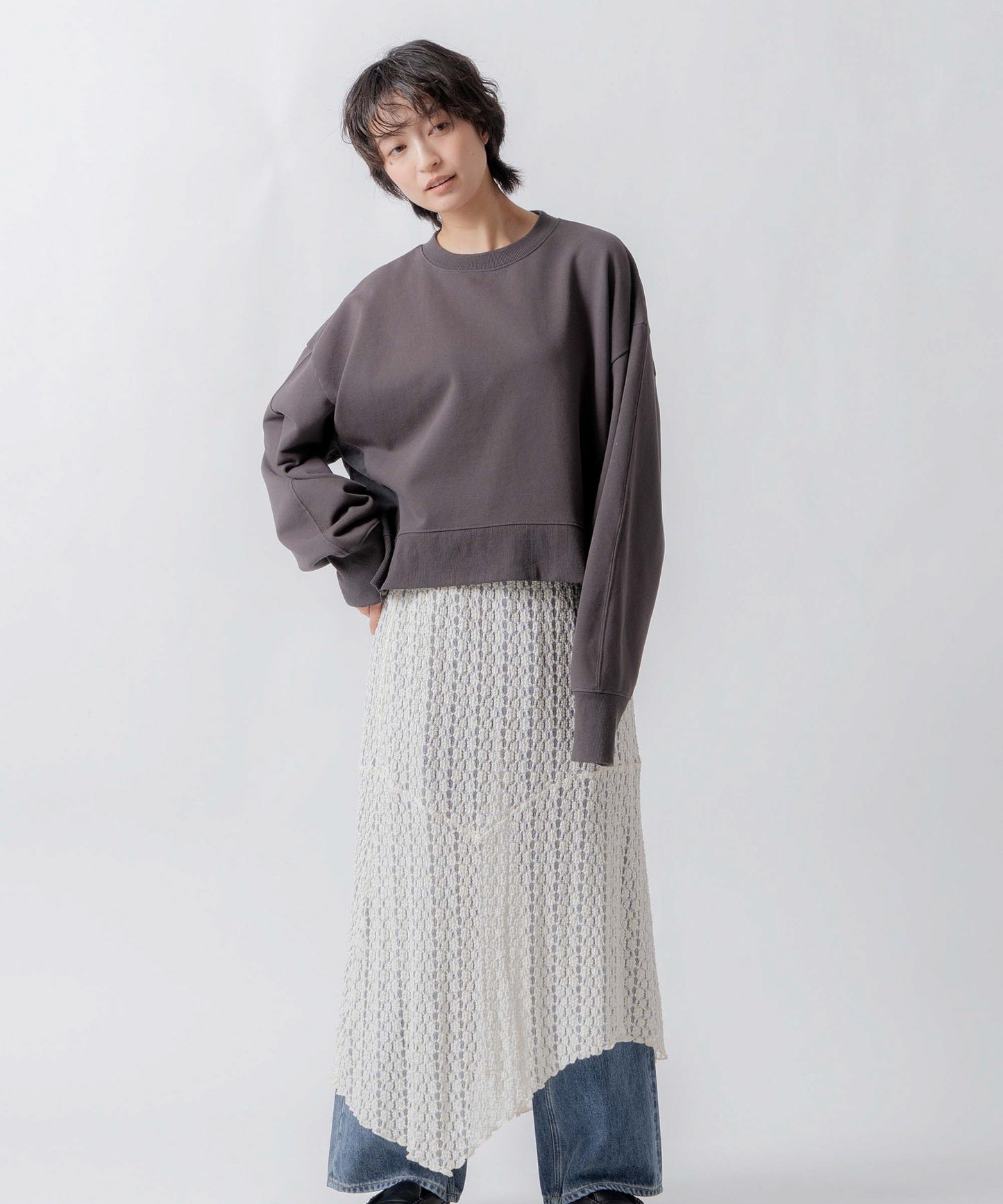 combination sweatshirt / WHT26FBL4099