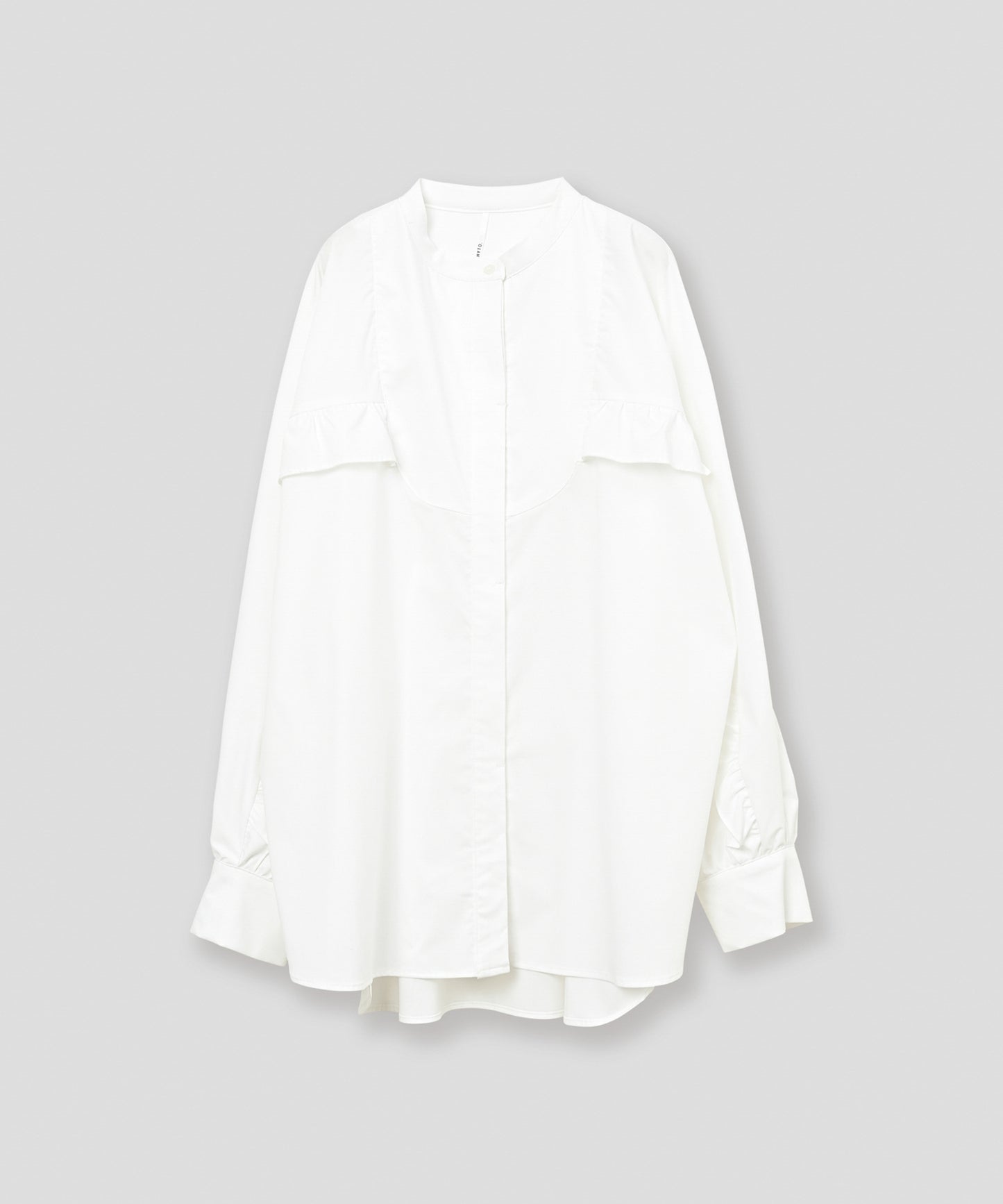 curve frill blouse / WHT26FBL4100