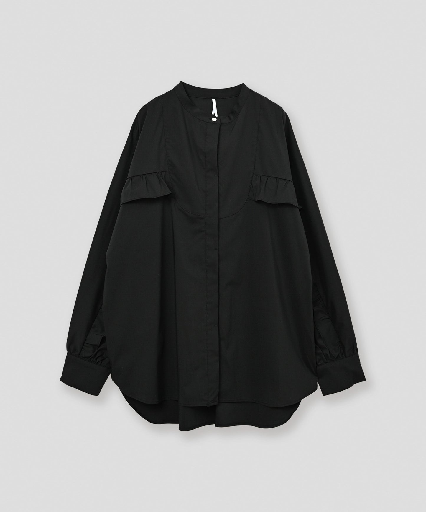 curve frill blouse / WHT26FBL4100