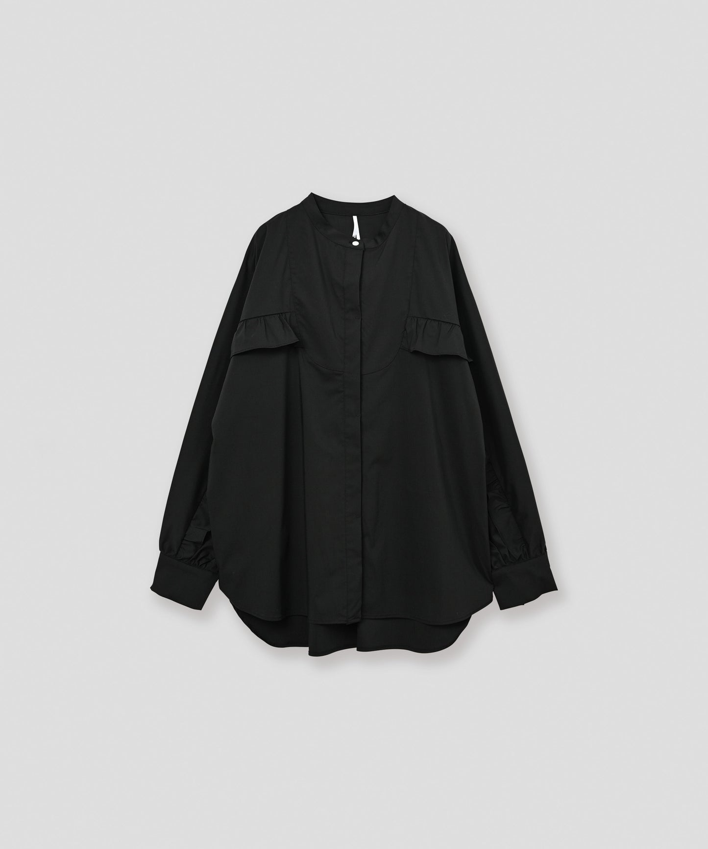 curve frill blouse / WHT26FBL4100