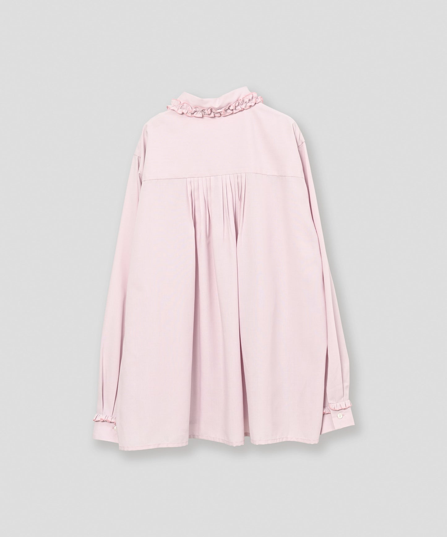 frill collar blouse / WHT26FBL4102