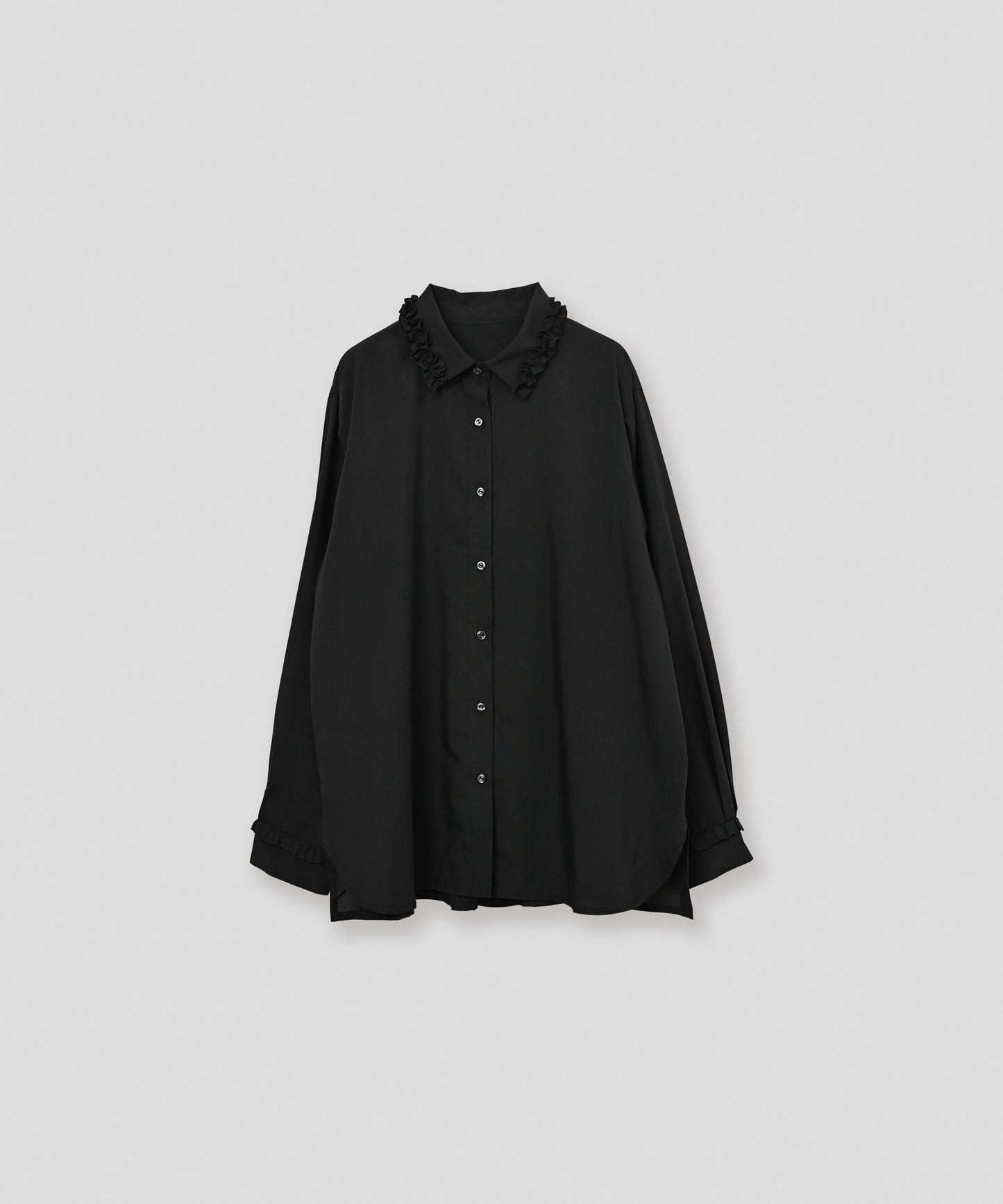 frill collar blouse / WHT26FBL4102