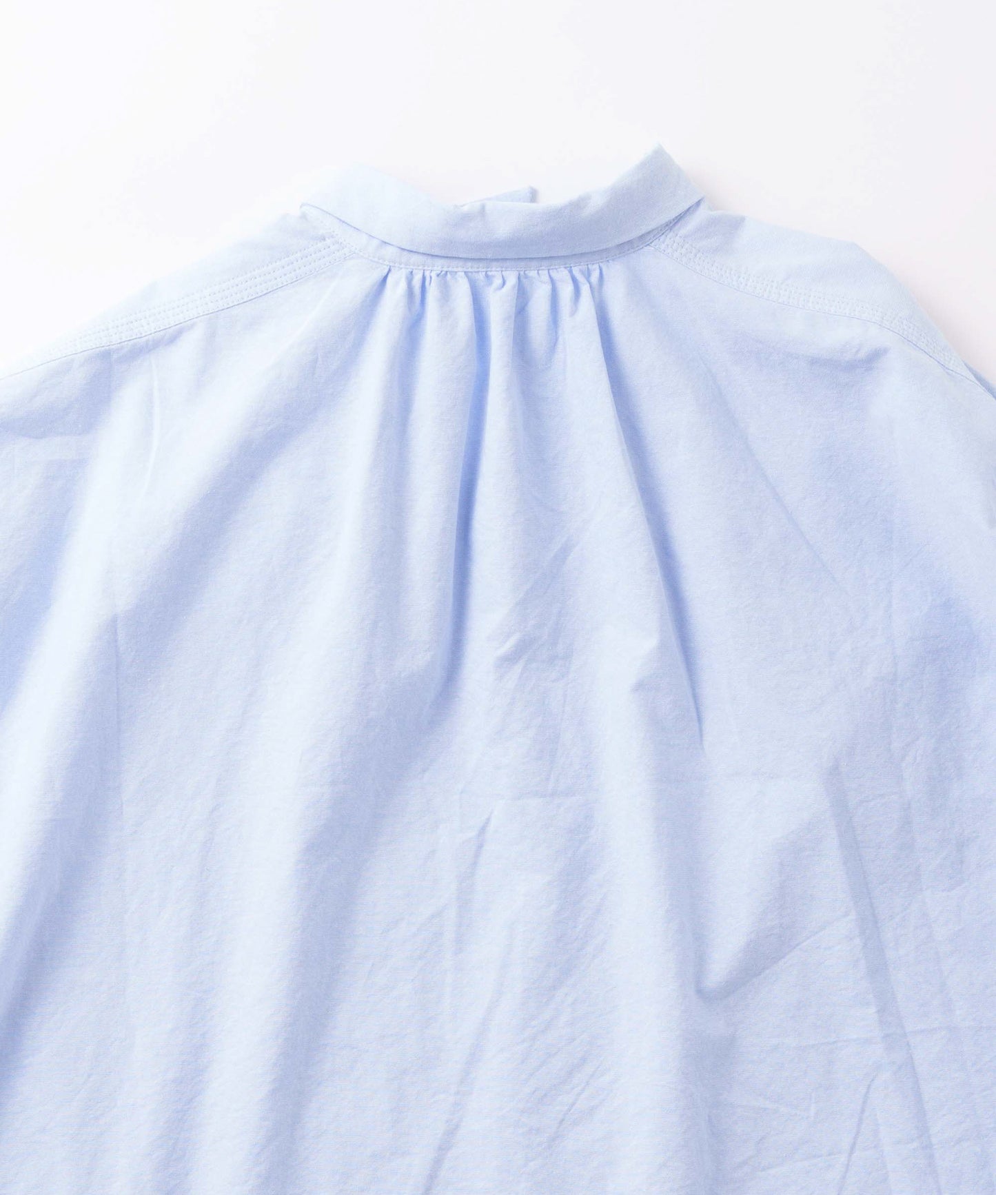 oxford volume blouse / WHT26FBL4103