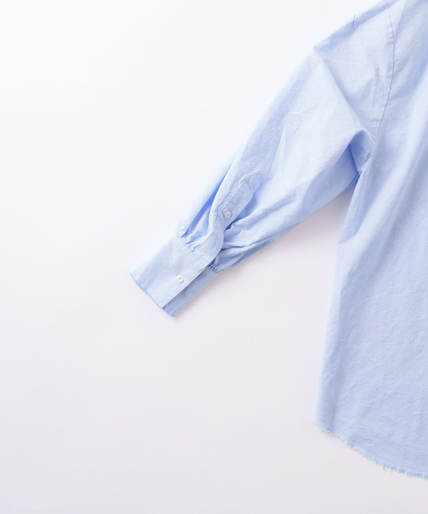 oxford volume blouse / WHT26FBL4103