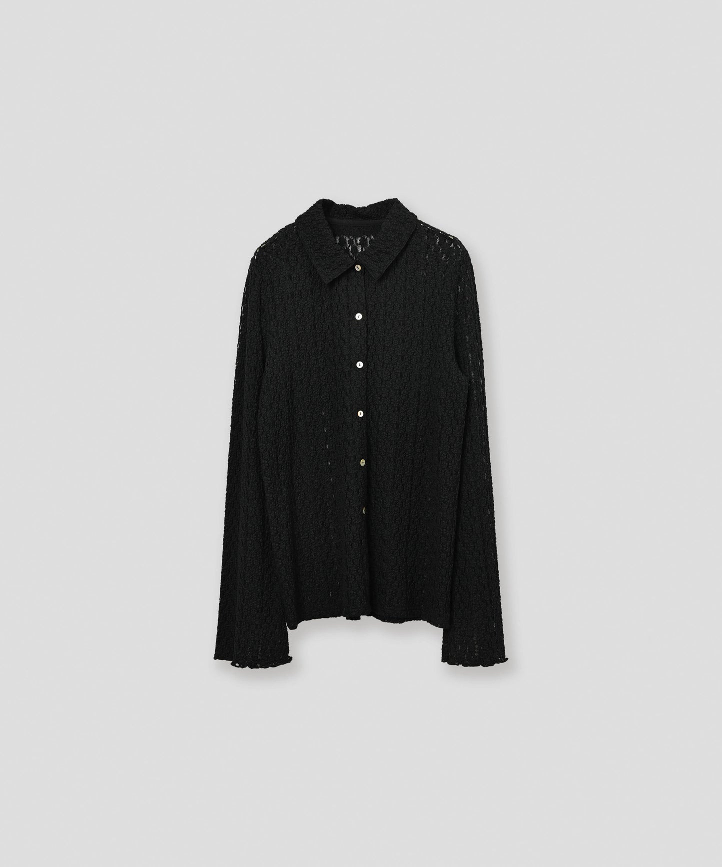 lace button shirt / WHT26FBL4108
