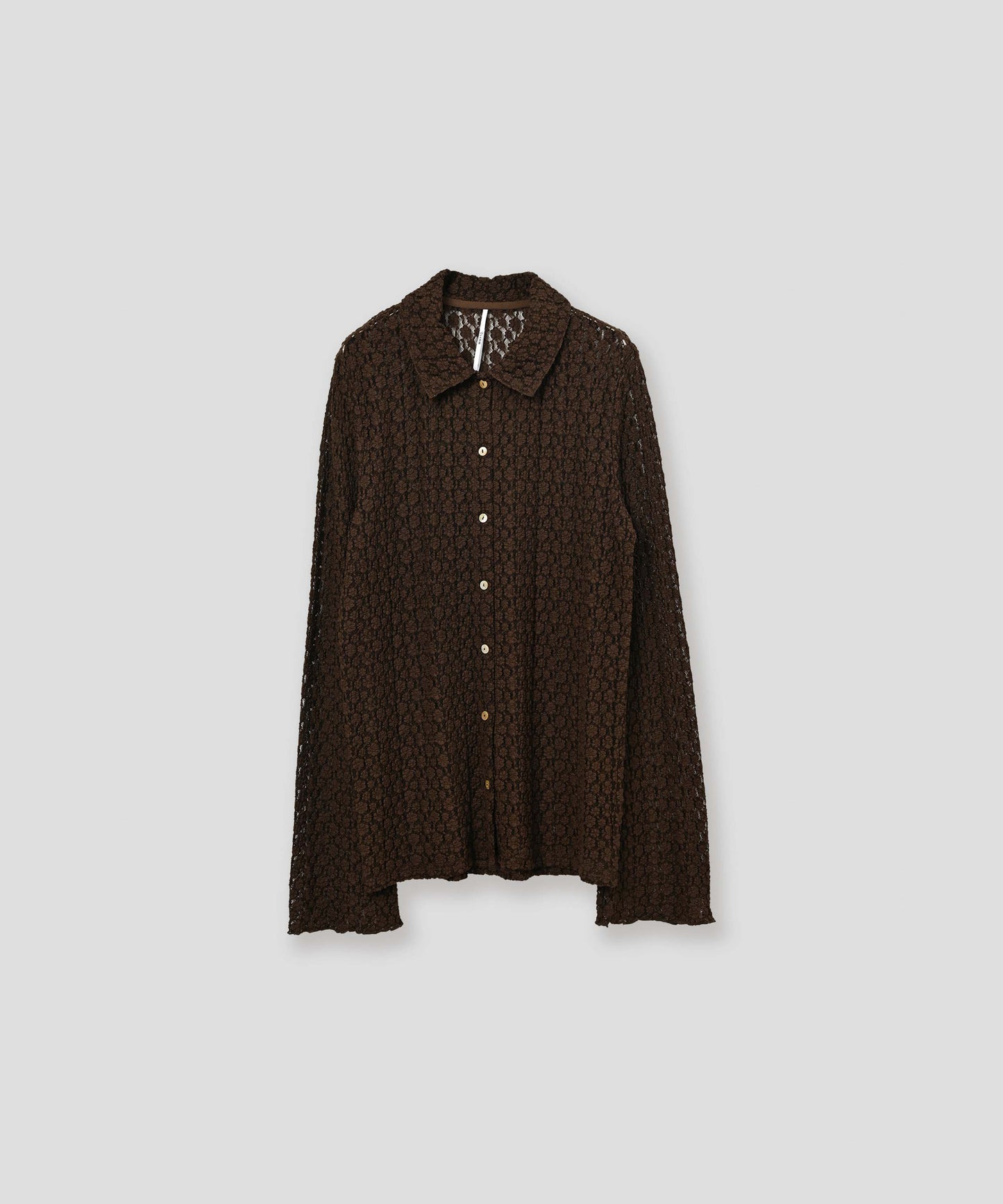 lace button shirt / WHT26FBL4108