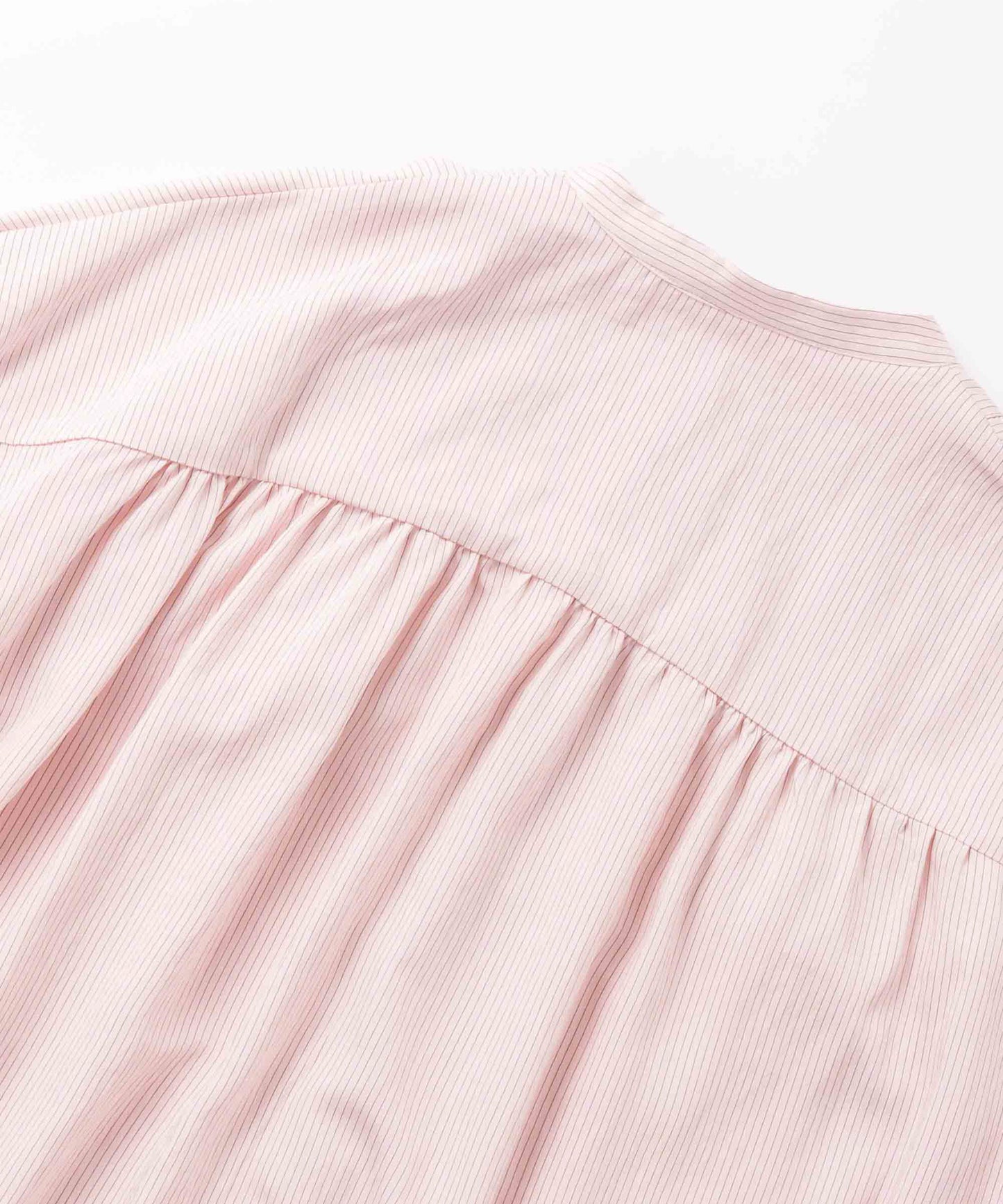 curve frill stripe blouse / WHT26FBL4109