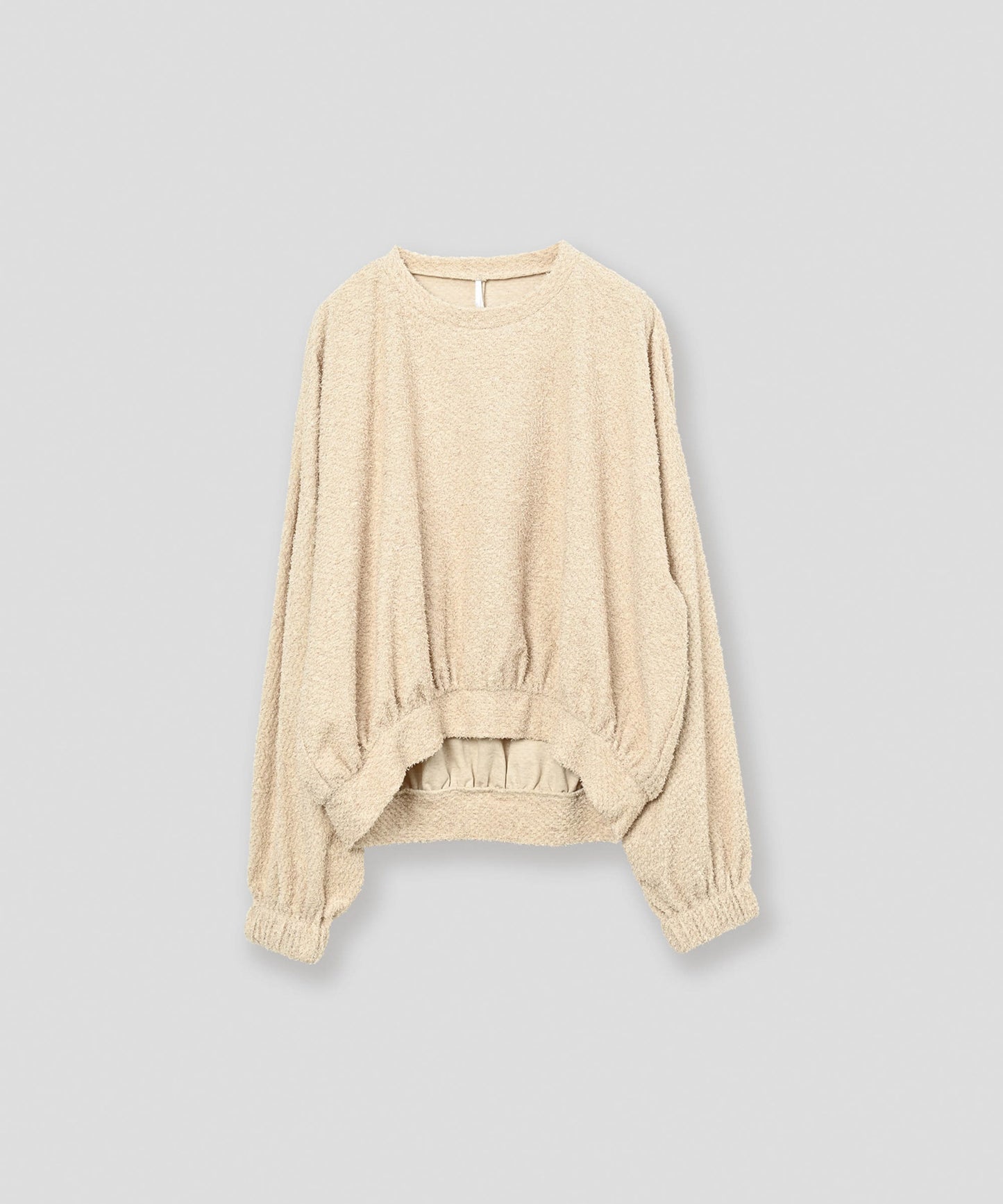 glitter shaggy sweat / WHT26FCS4020