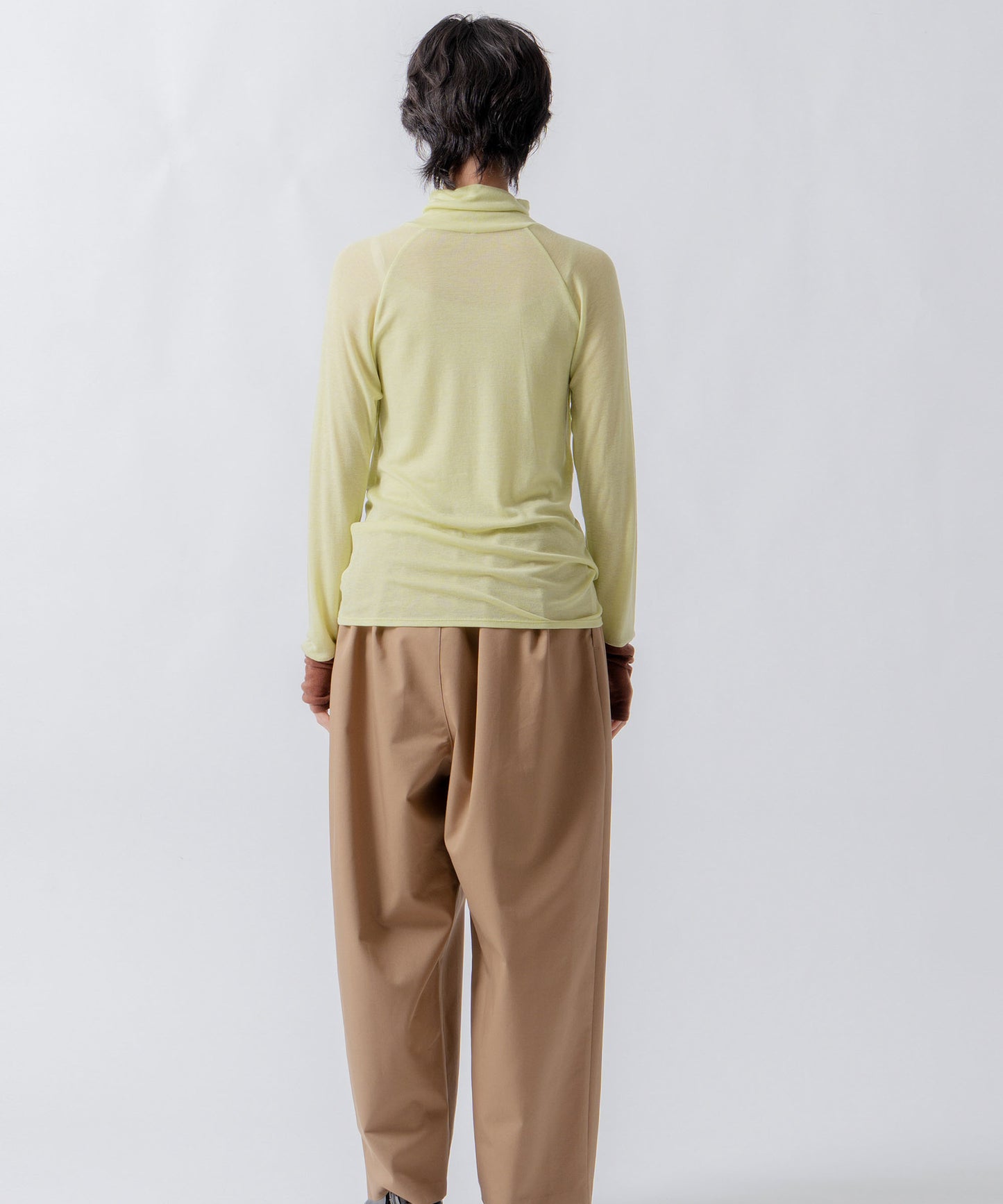 front button turtleneck / WHT26FCS4021