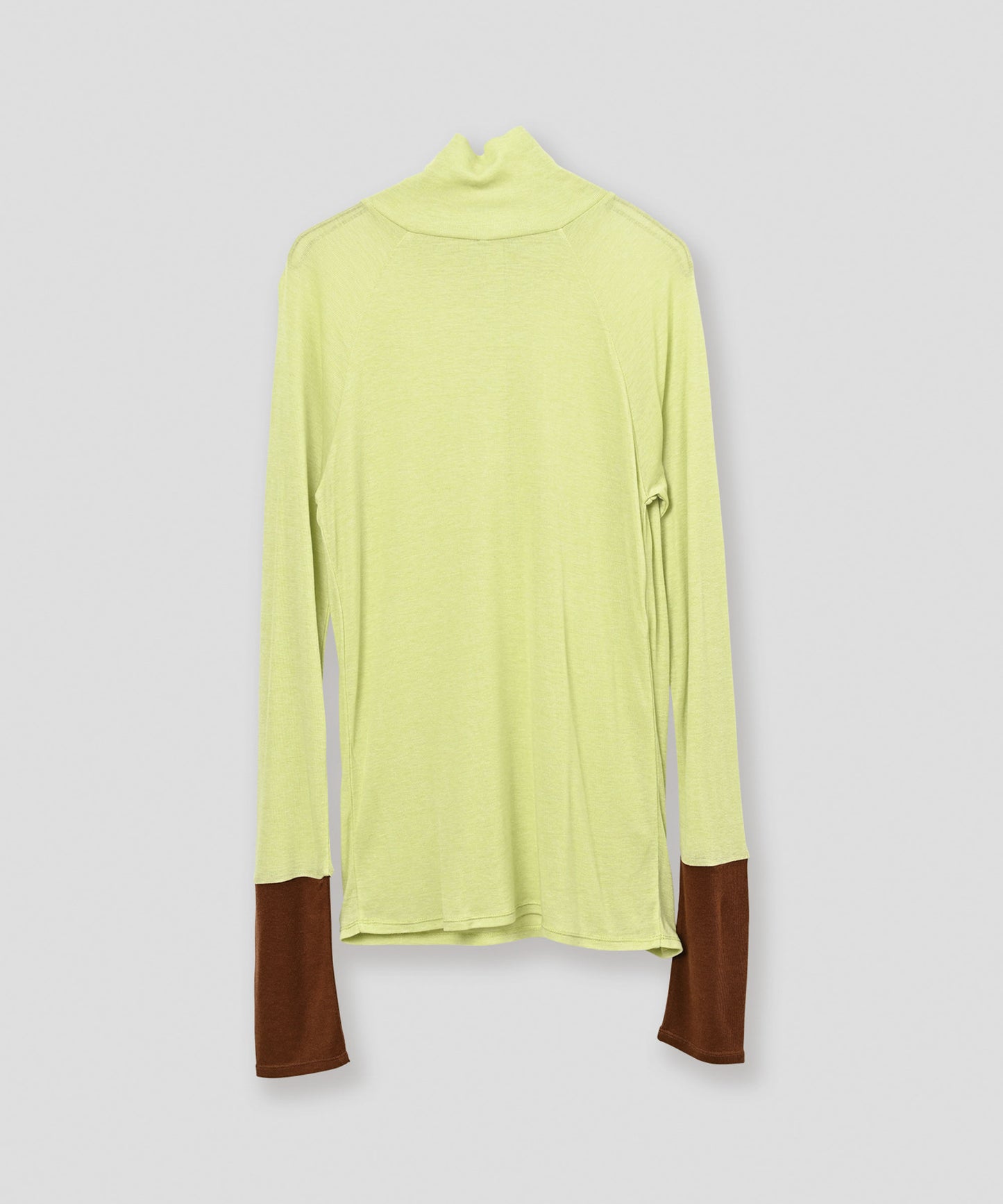 front button turtleneck / WHT26FCS4021