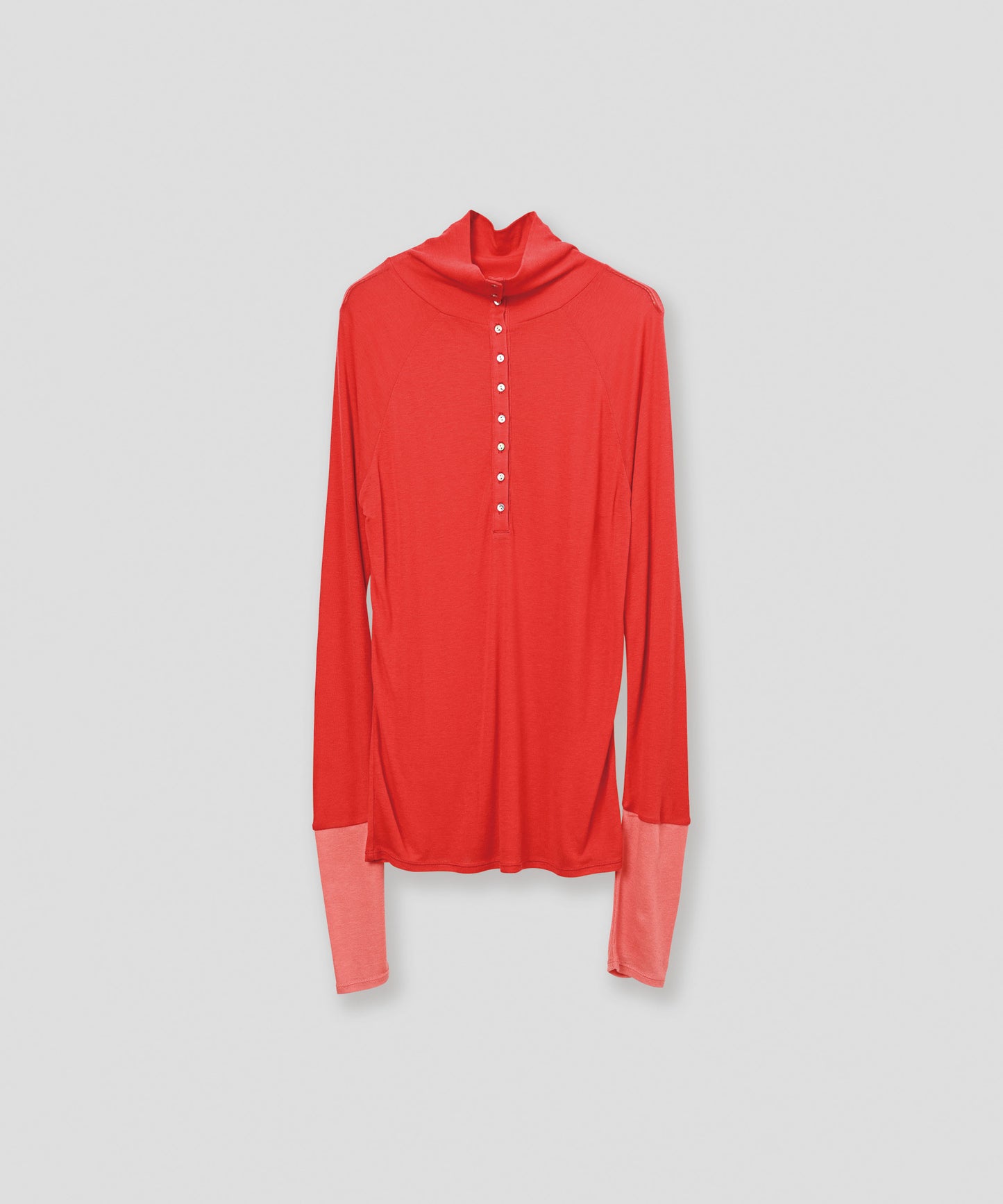 front button turtleneck / WHT26FCS4021