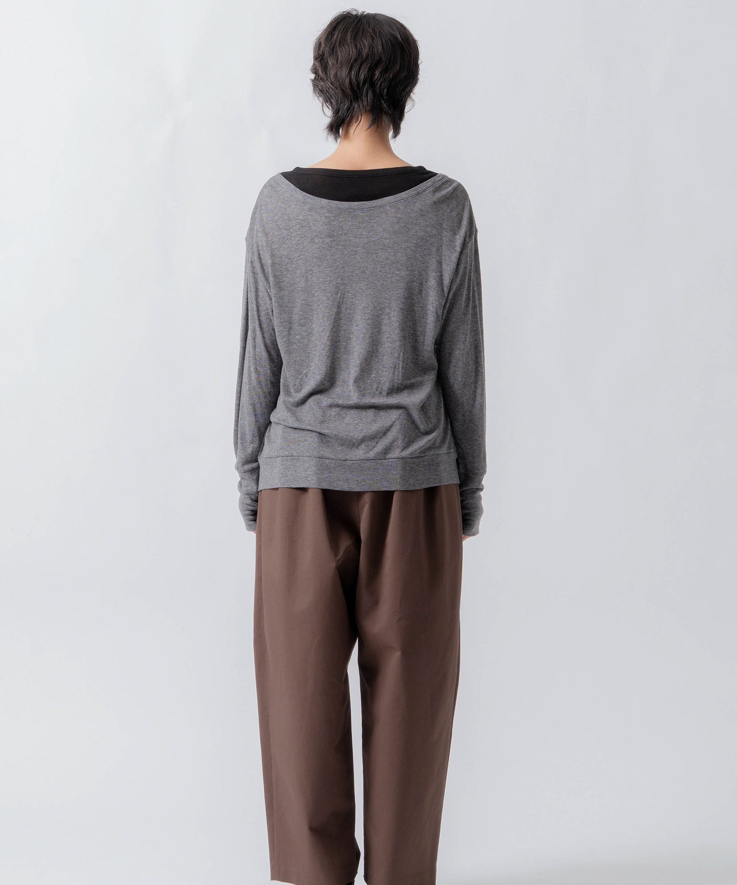 layered design cardigan / WHT26FCS4022