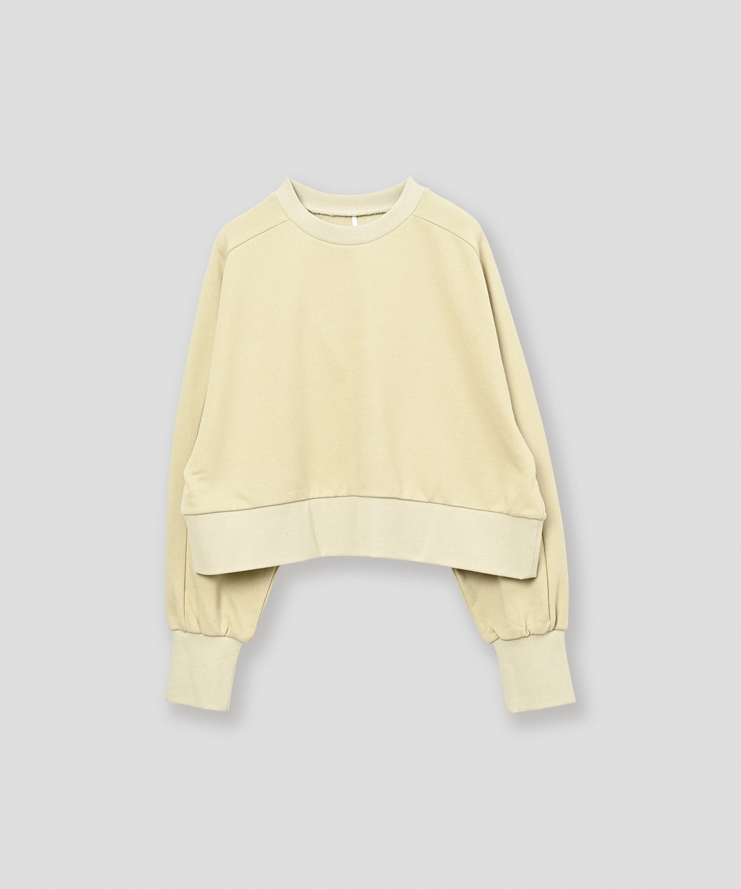 curve sleeve sweat / WHT26FCS4023