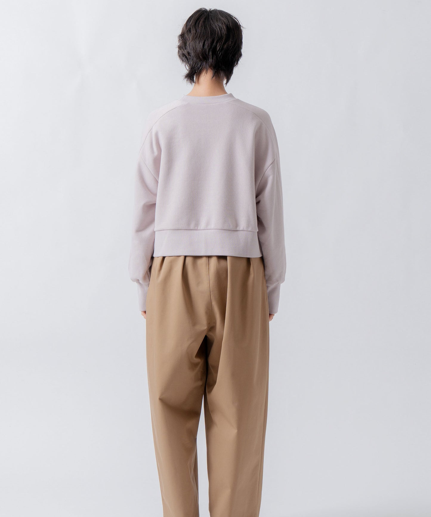 curve sleeve sweat / WHT26FCS4023