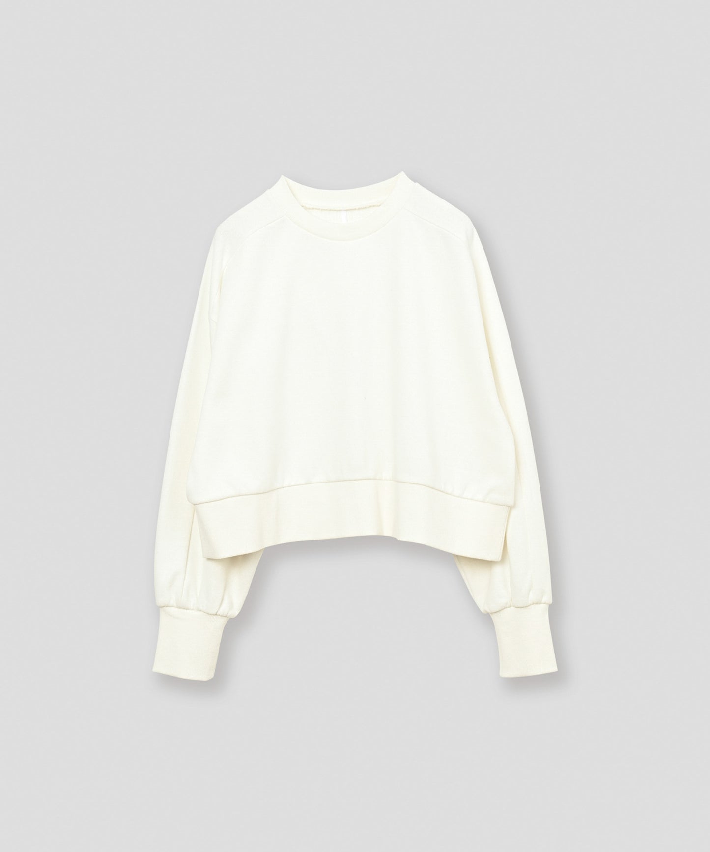 curve sleeve sweat / WHT26FCS4023