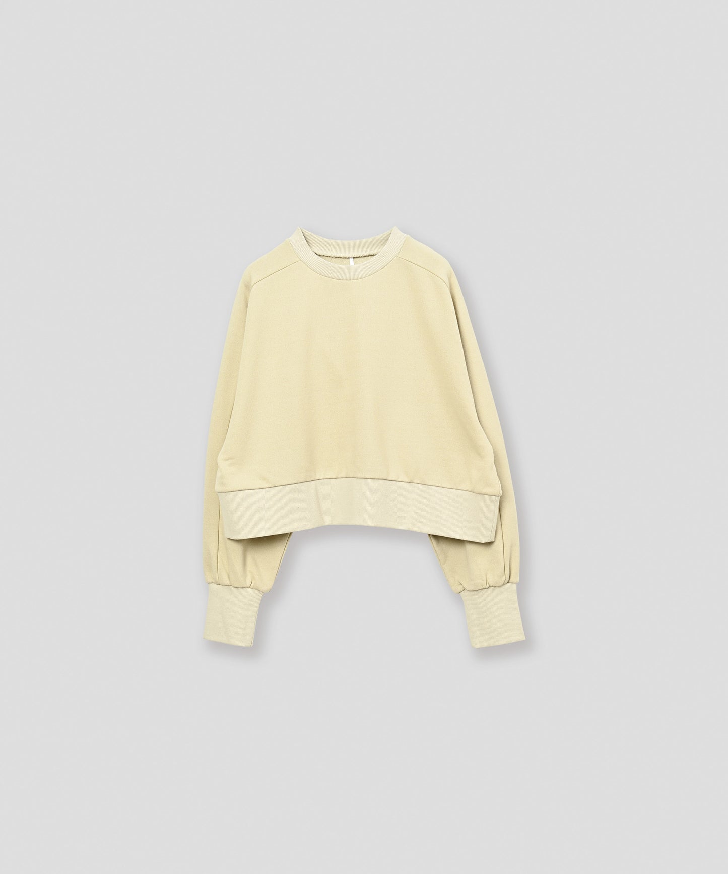 curve sleeve sweat / WHT26FCS4023