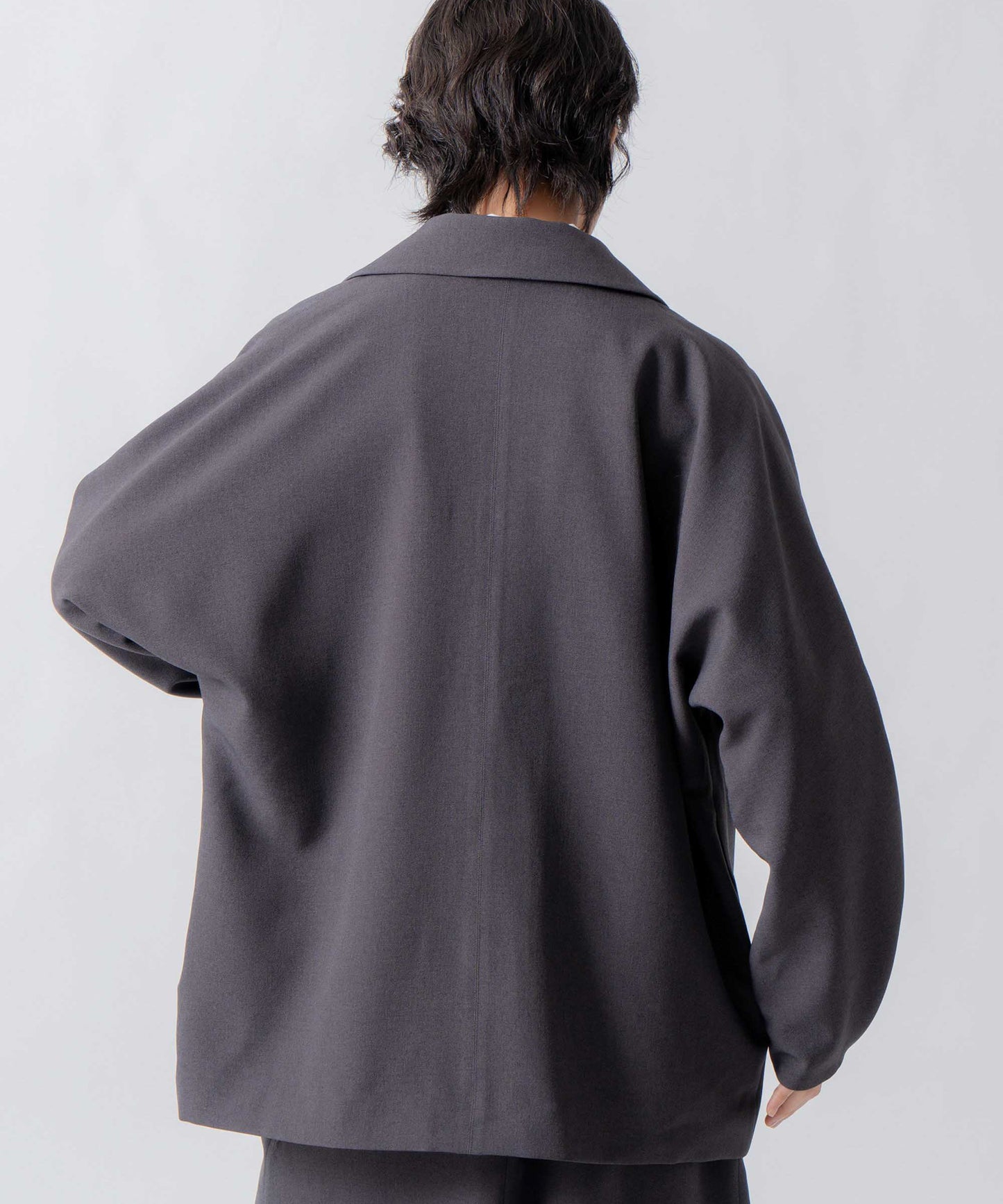 dolman sleeve tailored jacket / WHT26FJK4061