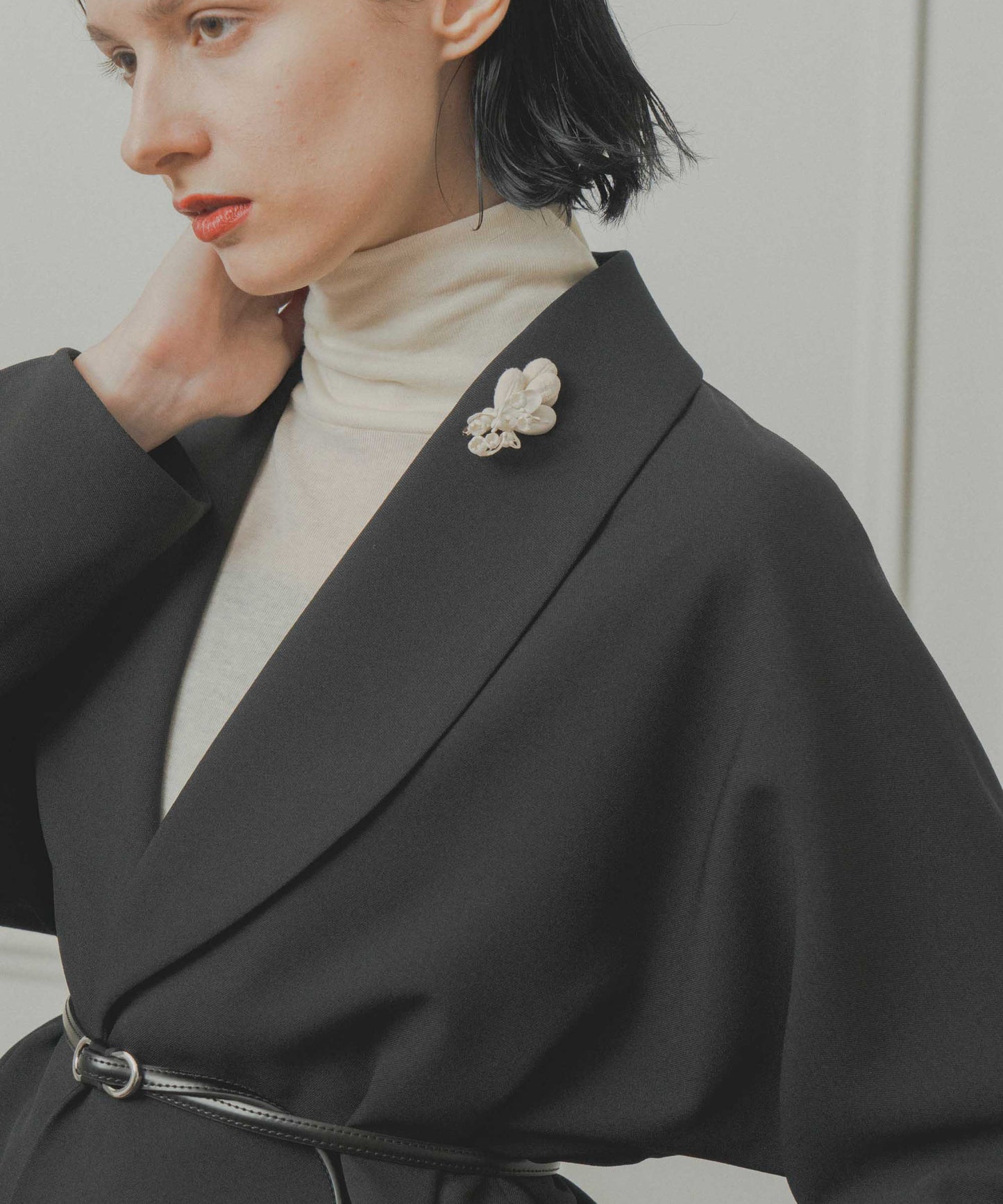 dolman sleeve tailored jacket / WHT26FJK4061