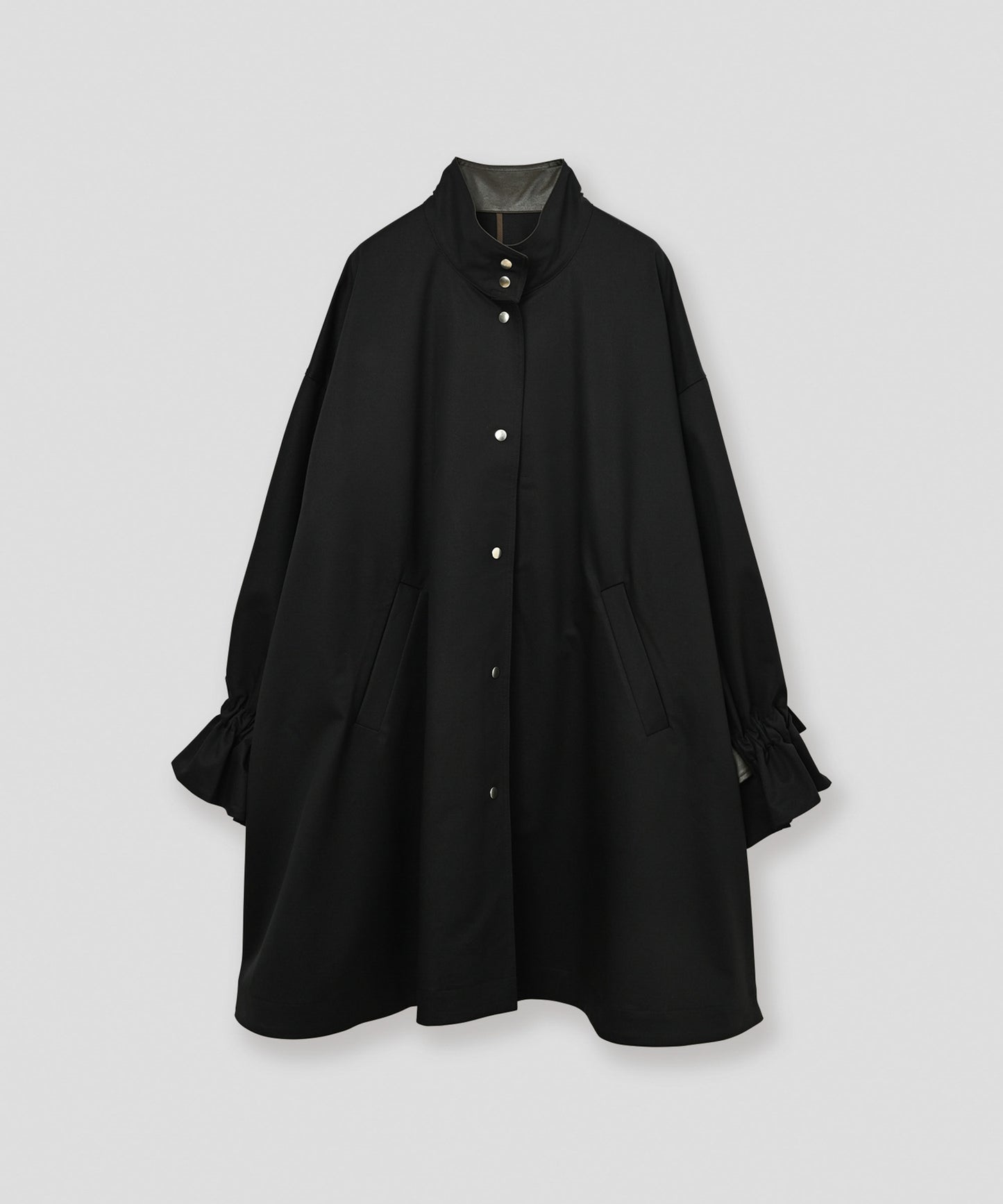 standcollar tent coat / WHT26FJK4063