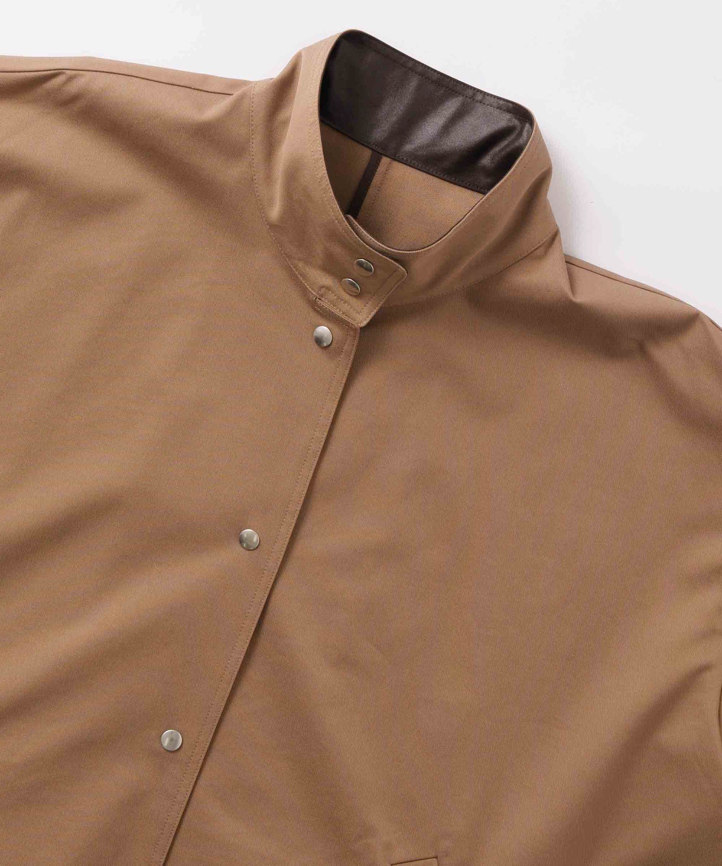 standcollar tent coat / WHT26FJK4063