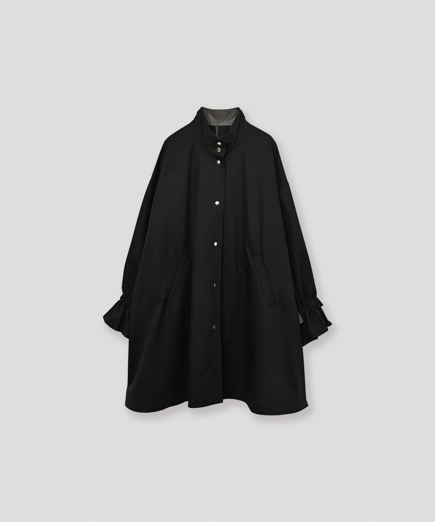 standcollar tent coat / WHT26FJK4063