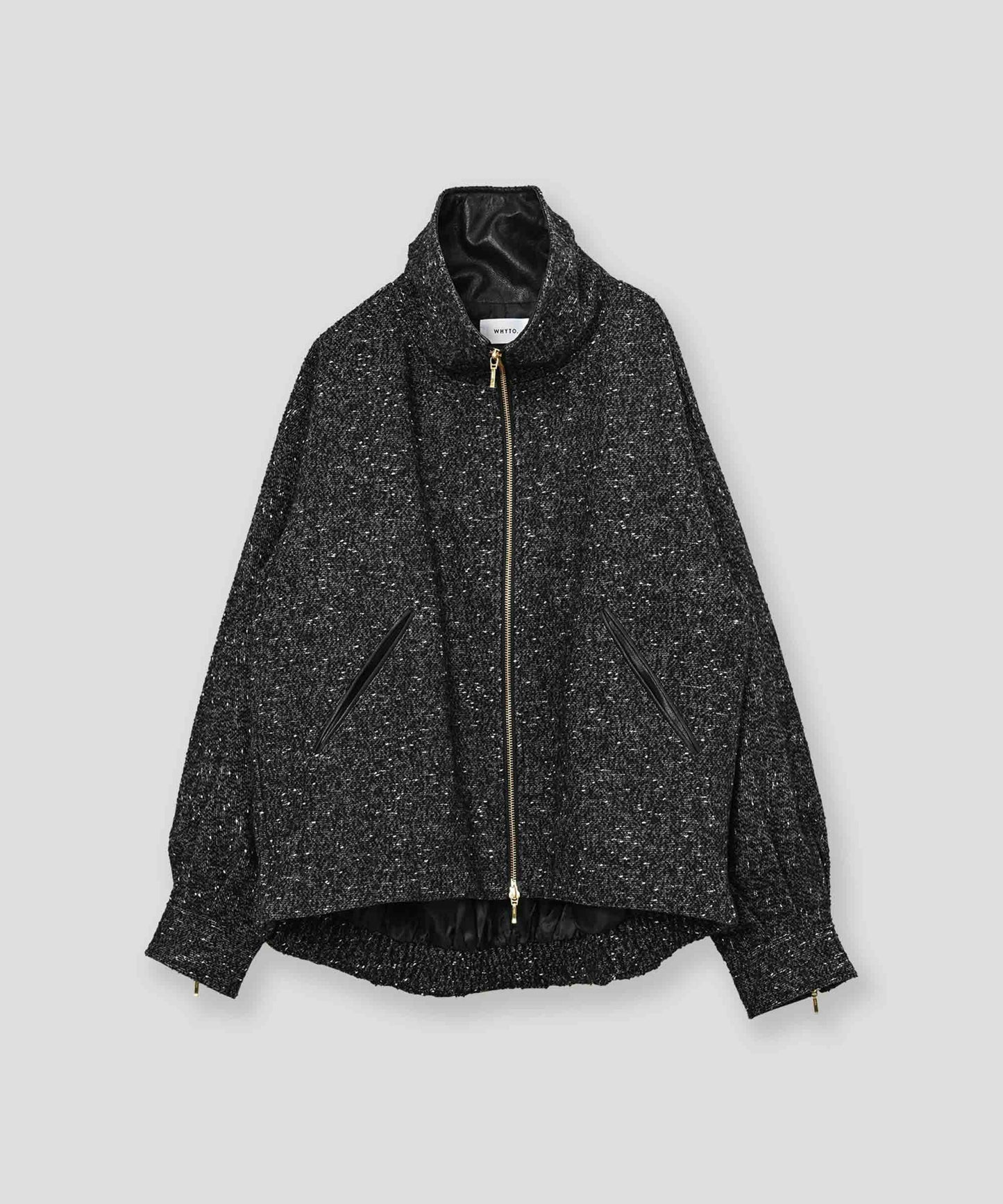 nep wool zip blouson / WHT26FJK4064