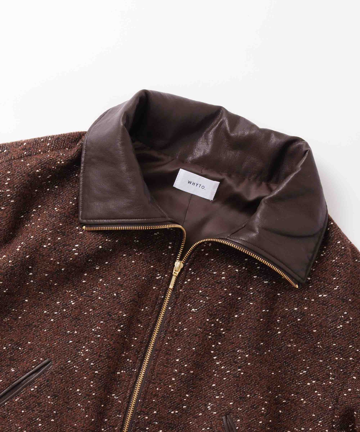 nep wool zip blouson / WHT26FJK4064