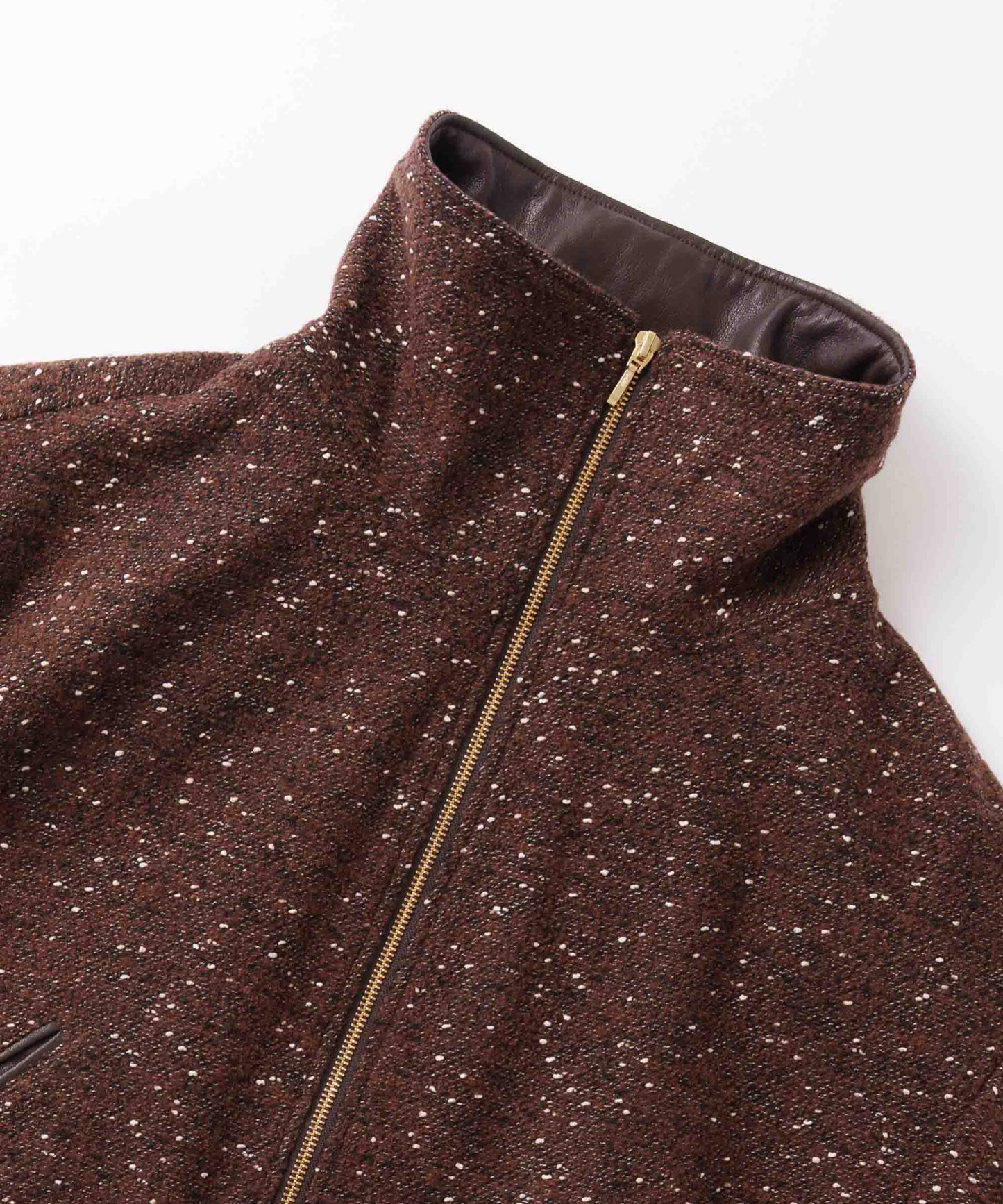 nep wool zip blouson / WHT26FJK4064