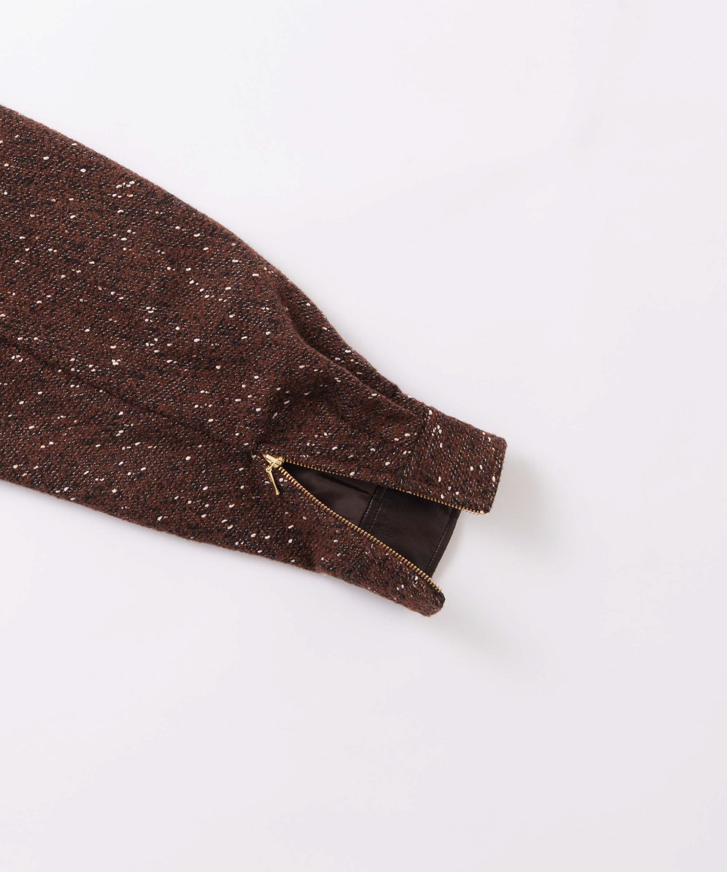 nep wool zip blouson / WHT26FJK4064