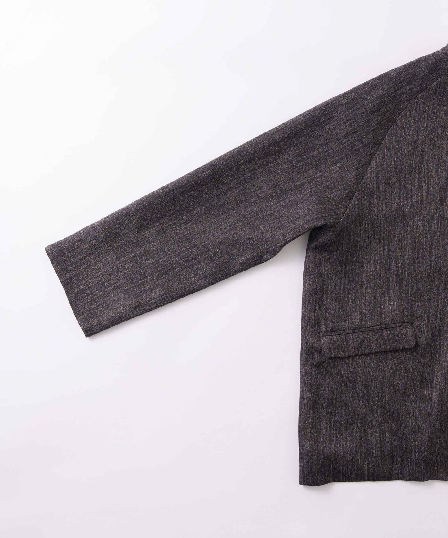 tweed satin over jacket / WHT26FJK4066