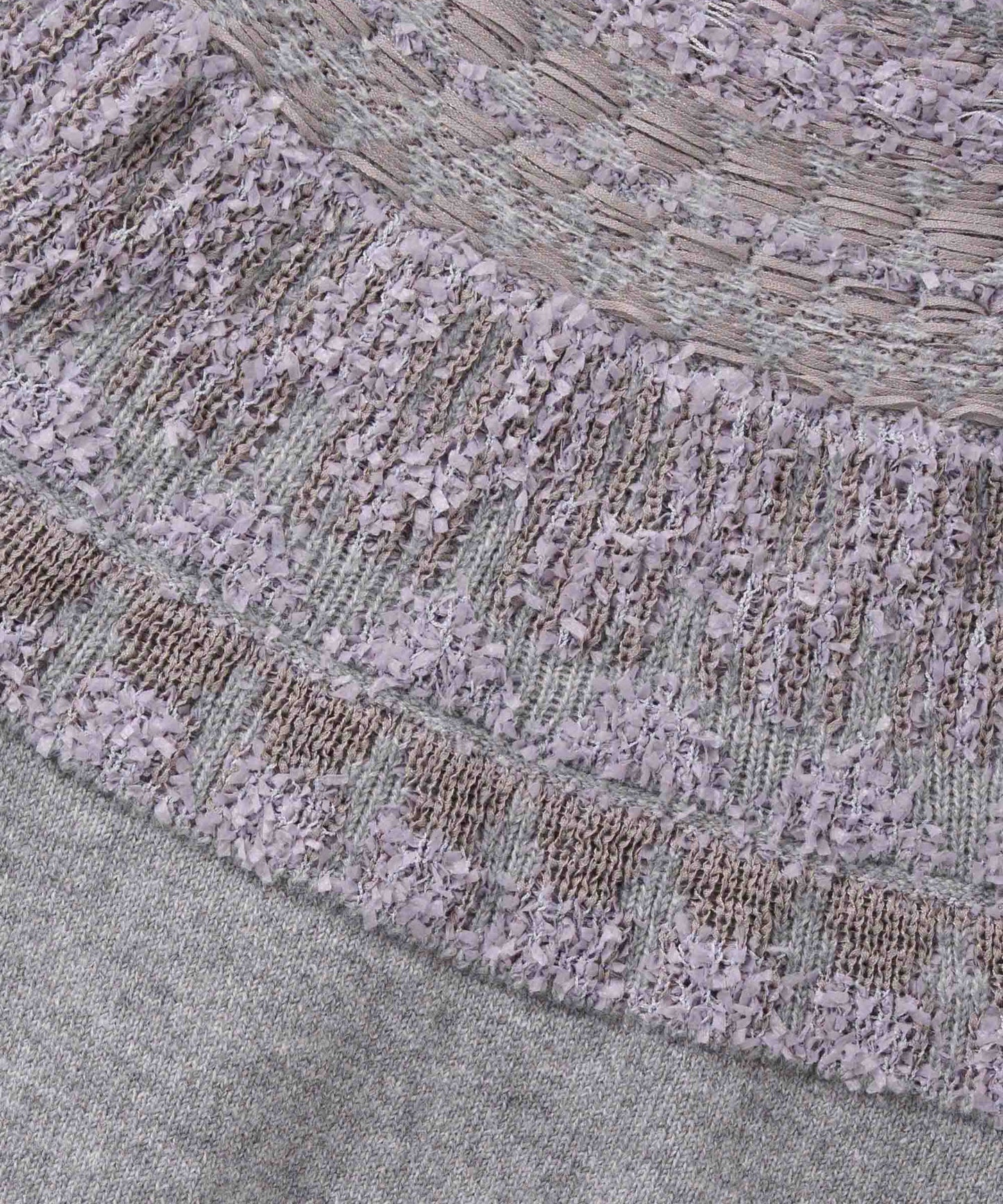 nordic pattern knit zip cardigan / WHT26FKN4040