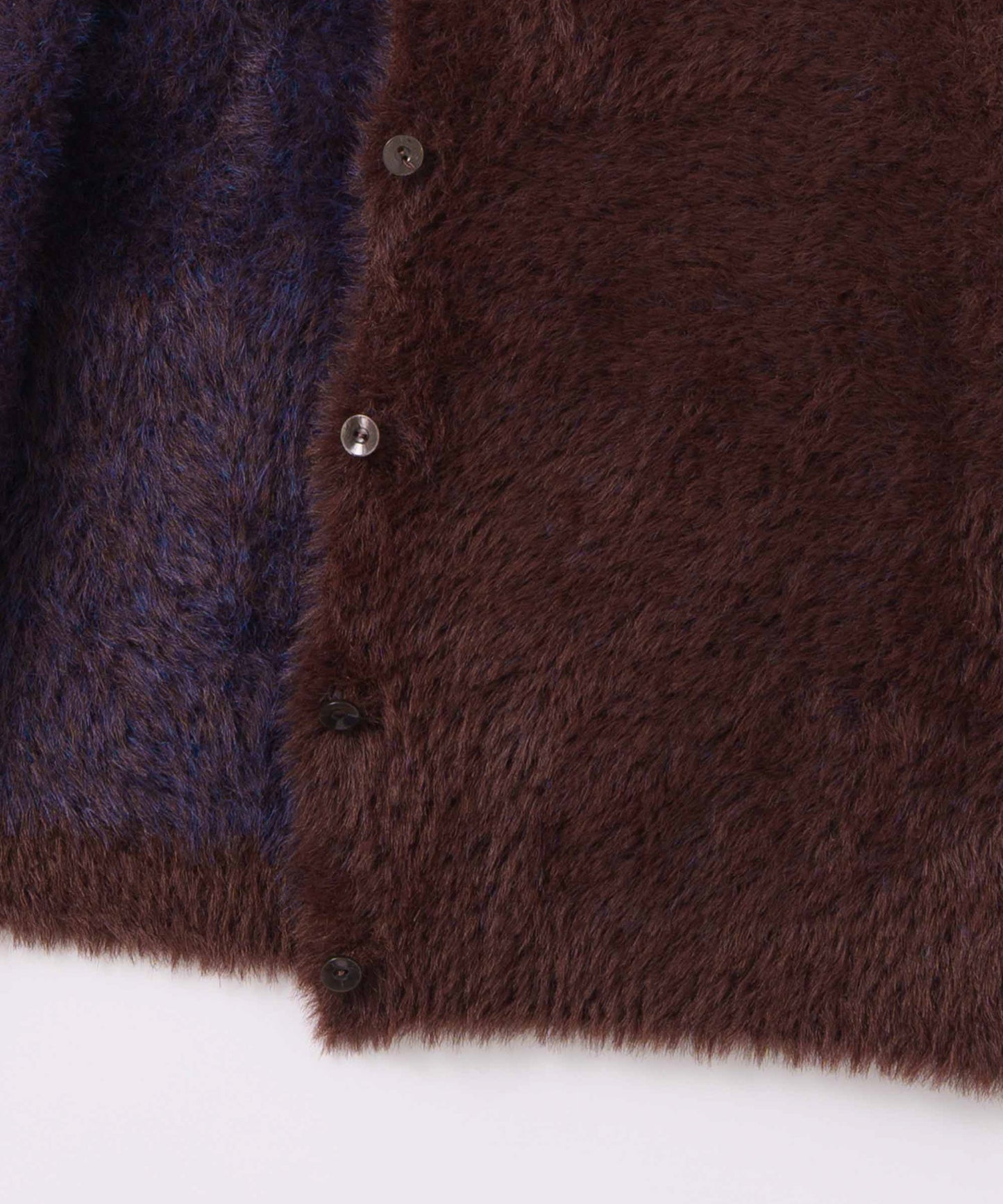 mix fur vest / WHT26FKN4043