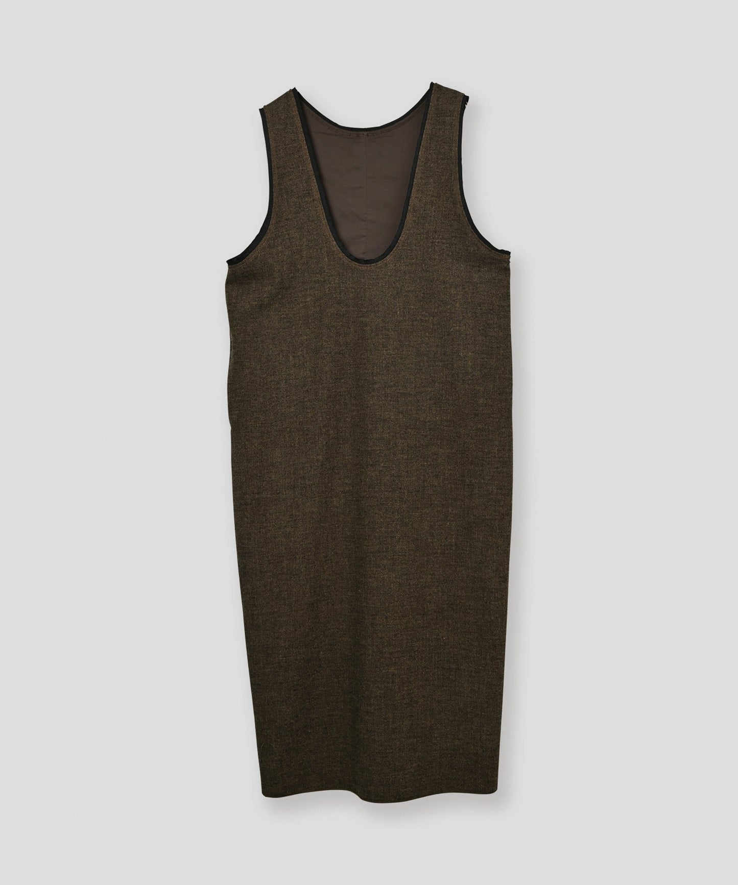 u neck cocoon dress / WHT26FOP4080